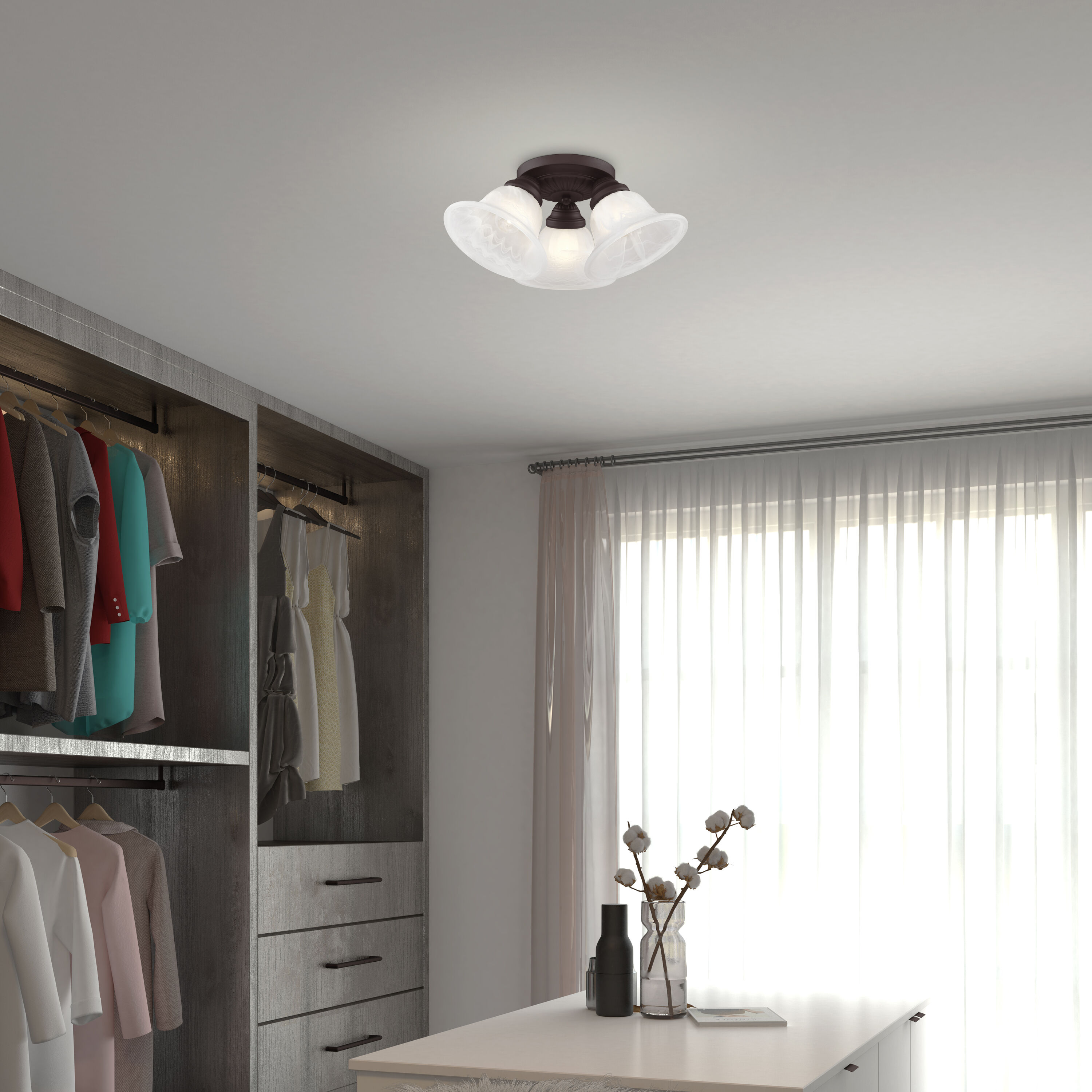 Livex Lighting 1529-07 flushmounts - View #5