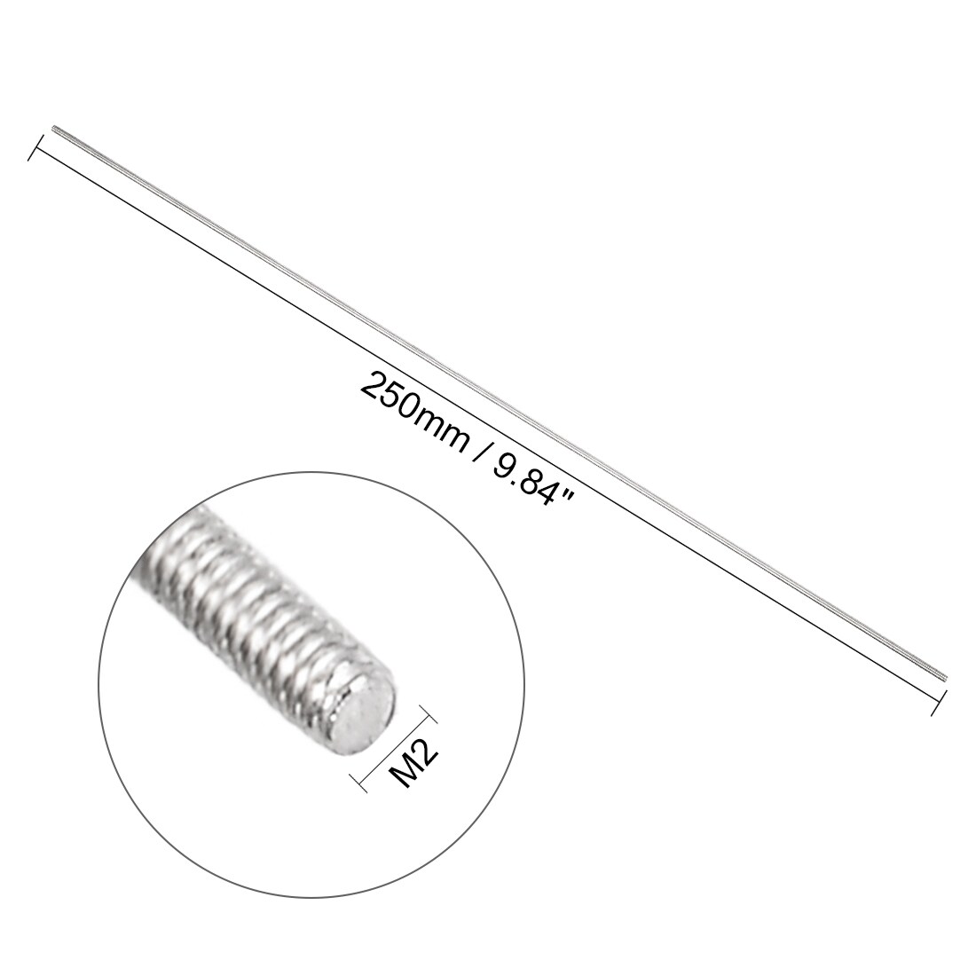Unique Bargains S26031300UX2142 Threaded-Rod - View #3