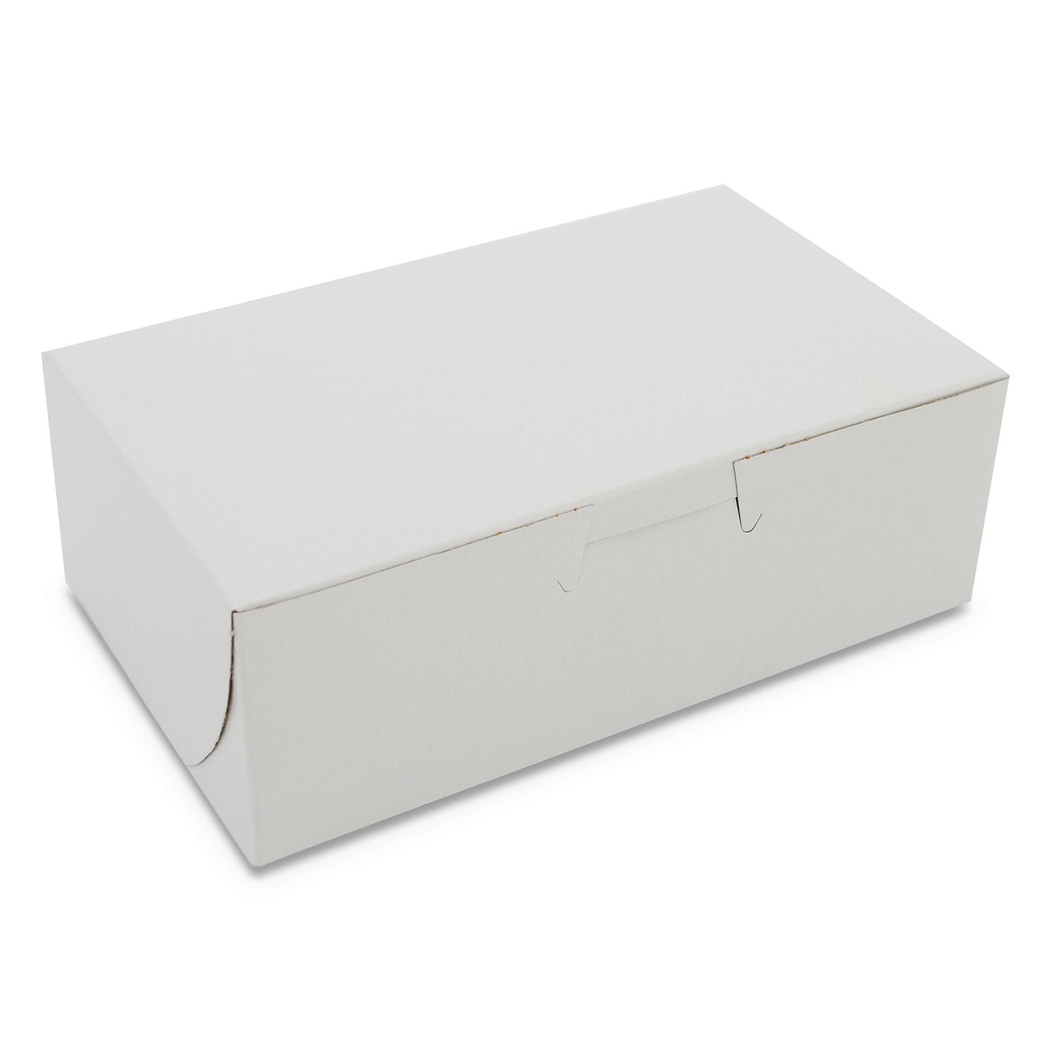 Southern Champion Tray White One-Piece Non-Window Bakery Boxes 6.25 x 3.75 x 2.13 White Paper 250/Bundle