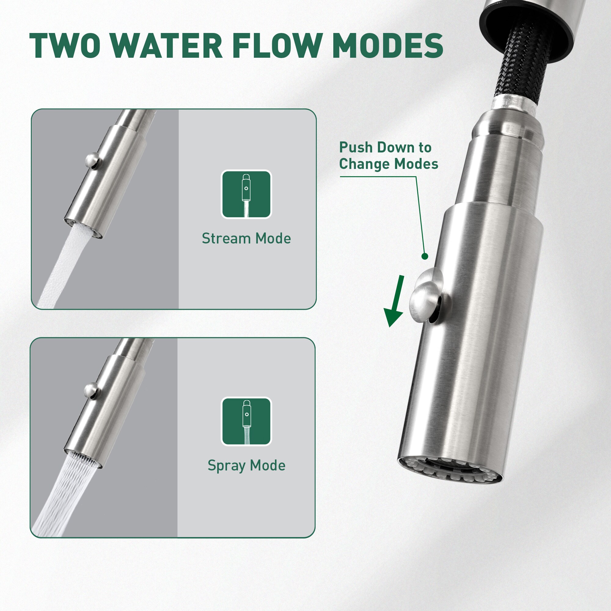 Nauxus NX-SS77326-BN Kitchen-Faucets - View #4