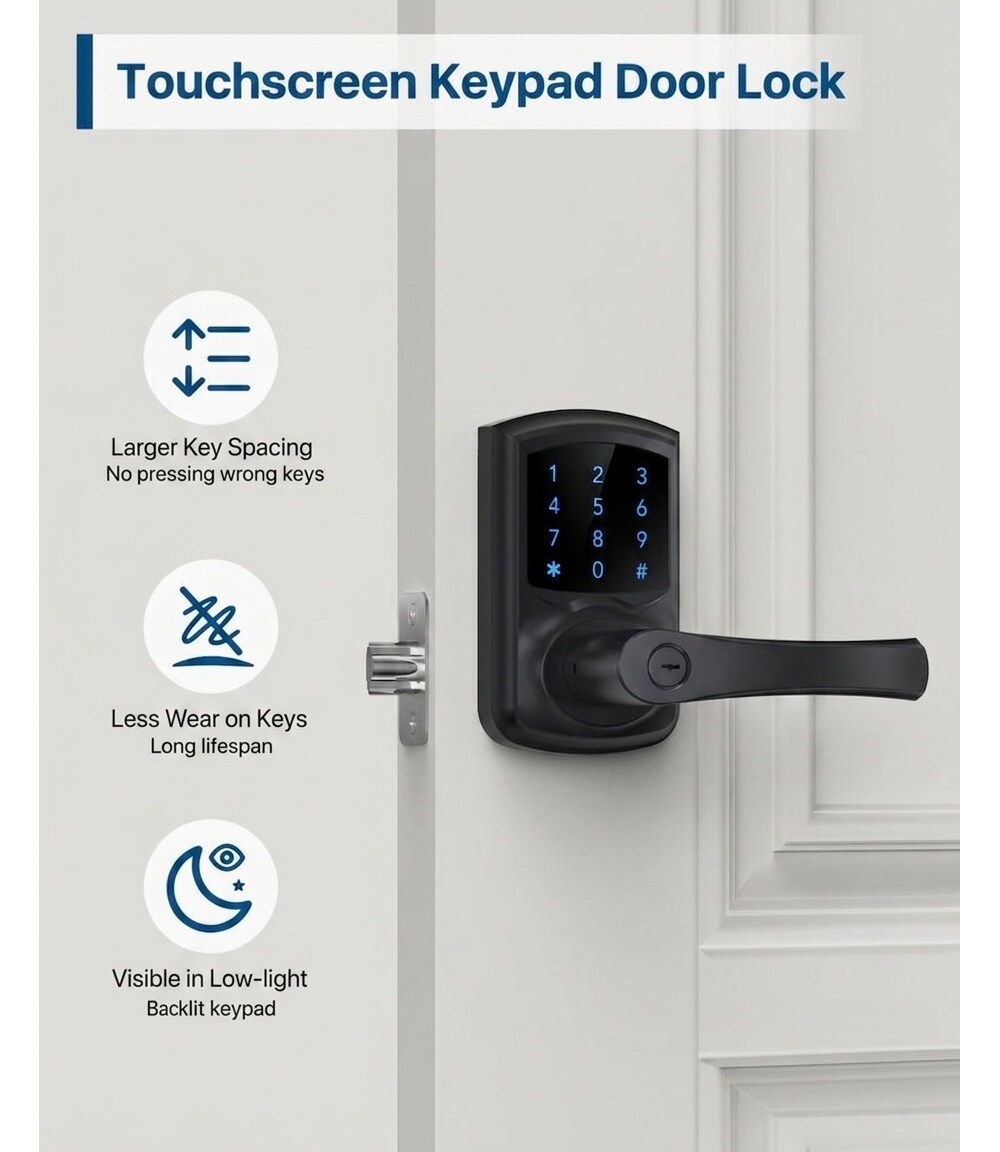 Etokfoks LETU0WI7Q Electronic-Door-Locks - View #3