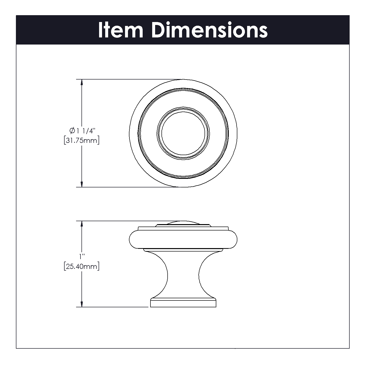 Hickory Hardware P3500-VB Cabinet-Knobs - View #4