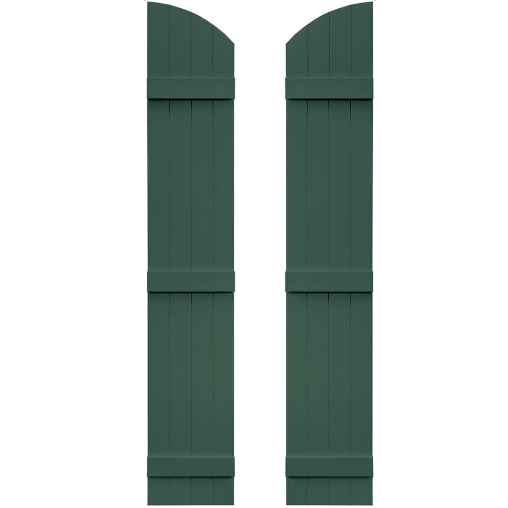 Vantage V5931477028 13.875-in W x 77-in H Forest Green Board and batten Exterior Shutters ( 1 -Pack )
