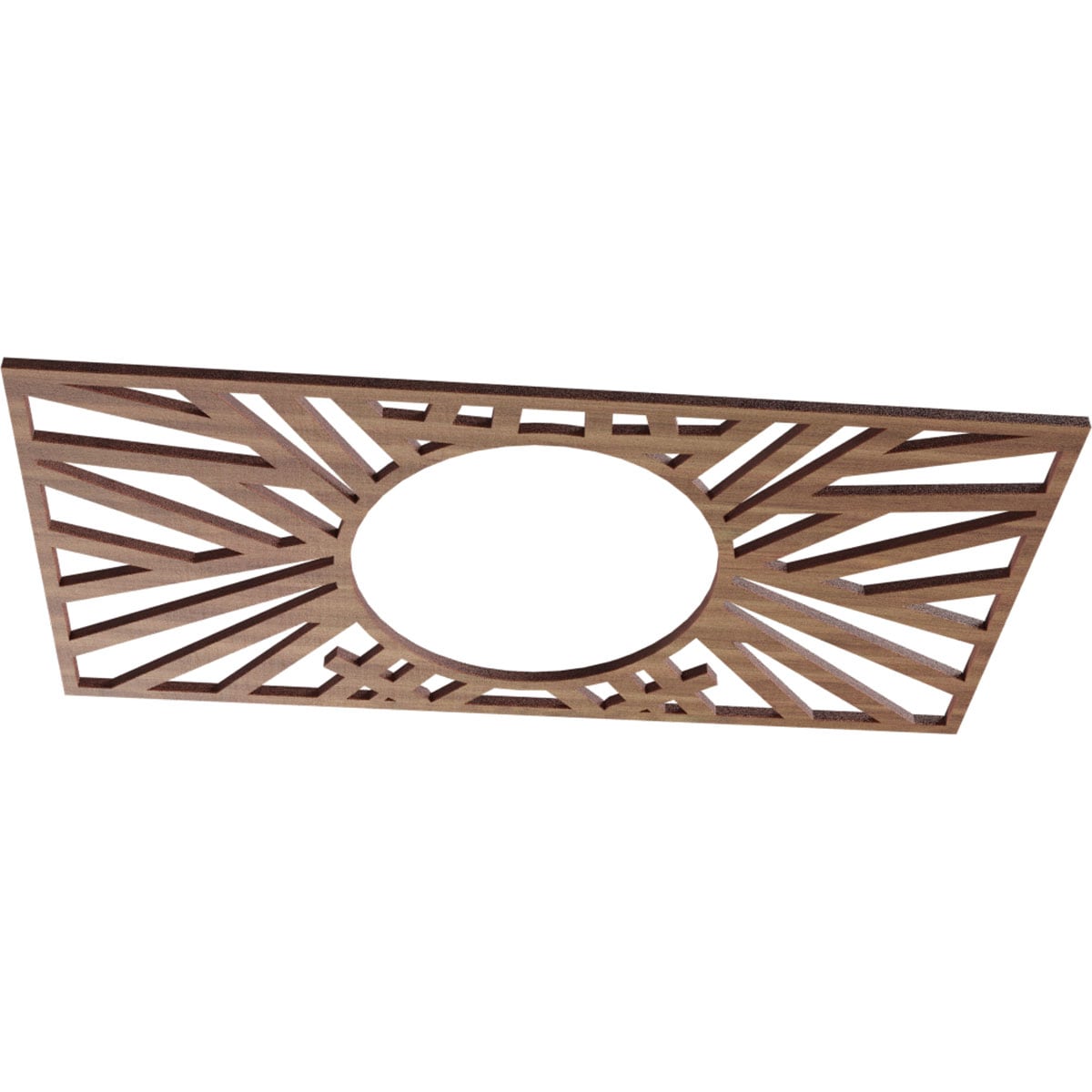 Ekena Millwork CMWP18X09X0375HOWA Ceiling-Medallions - View #2