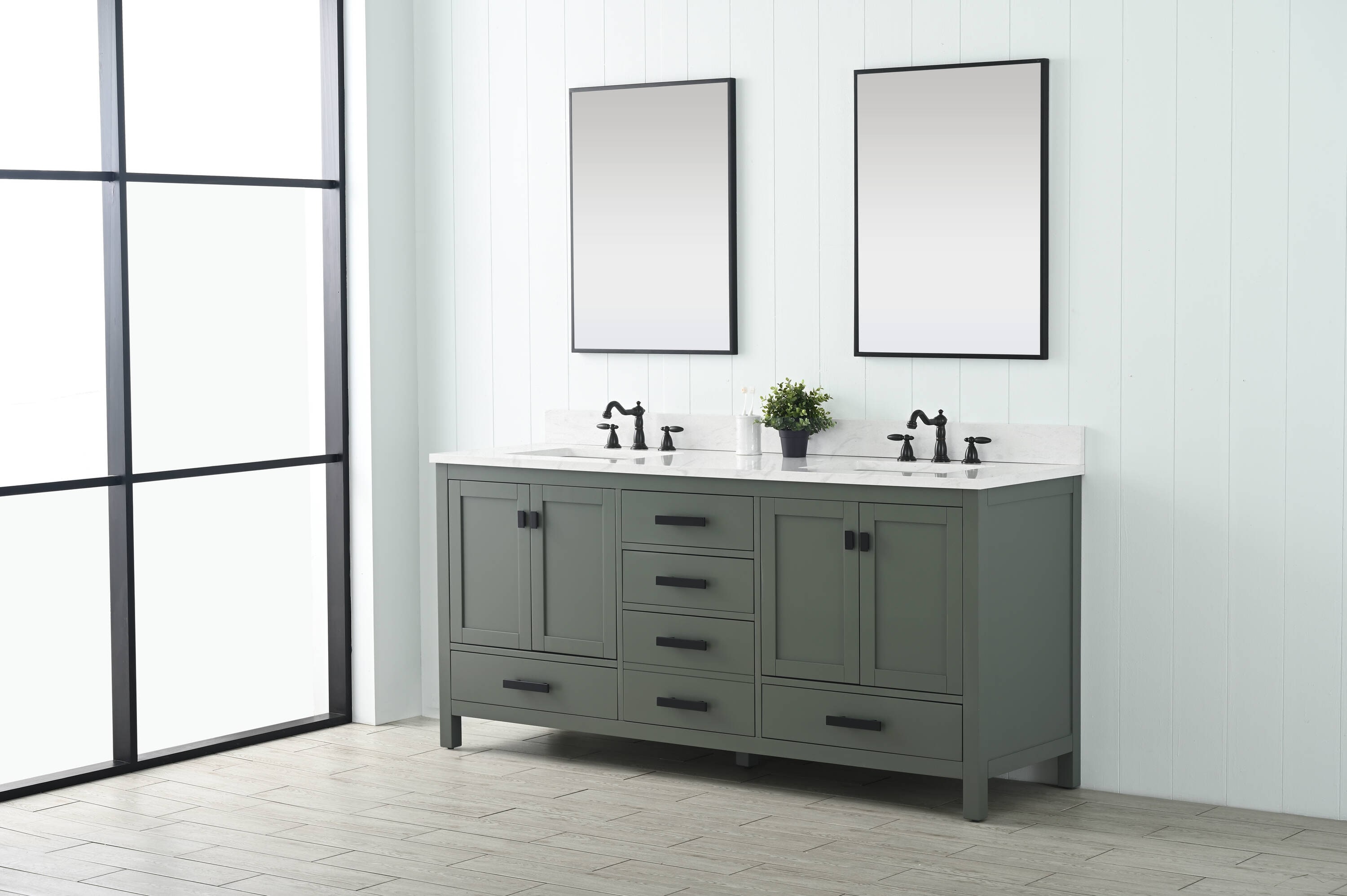 Design Element V01-72-VG Bath-Vanity-Combo - View #3