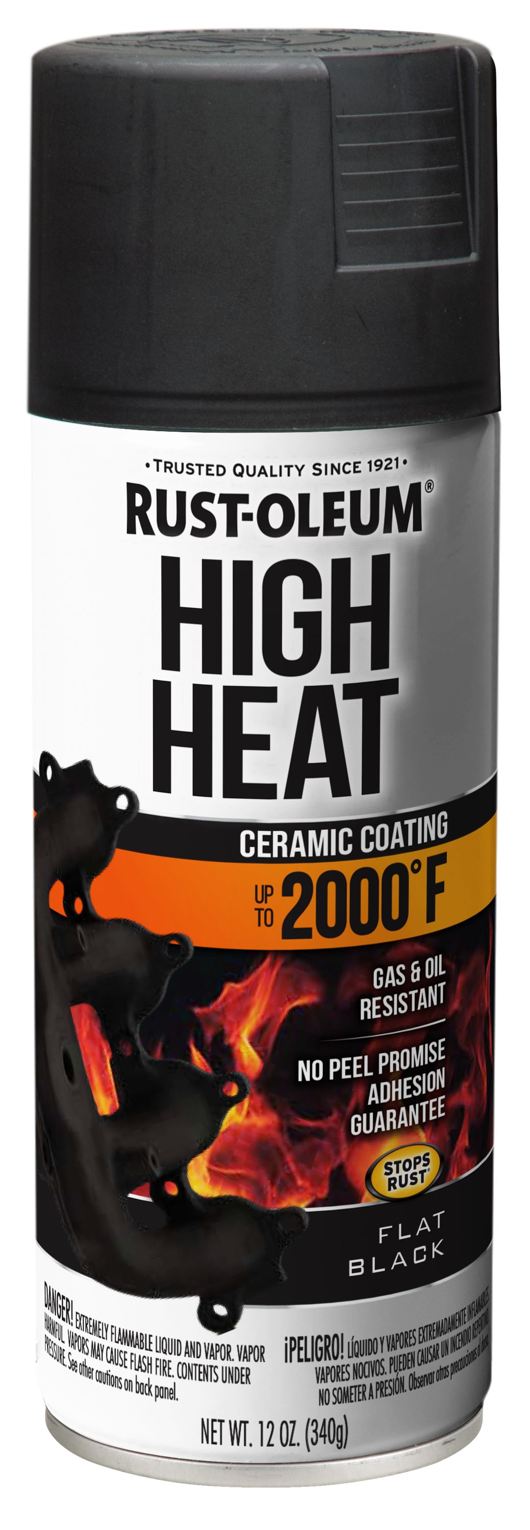 Rust-Oleum Stops Rust Gloss Black Spray Paint (NET WT. 12-oz)