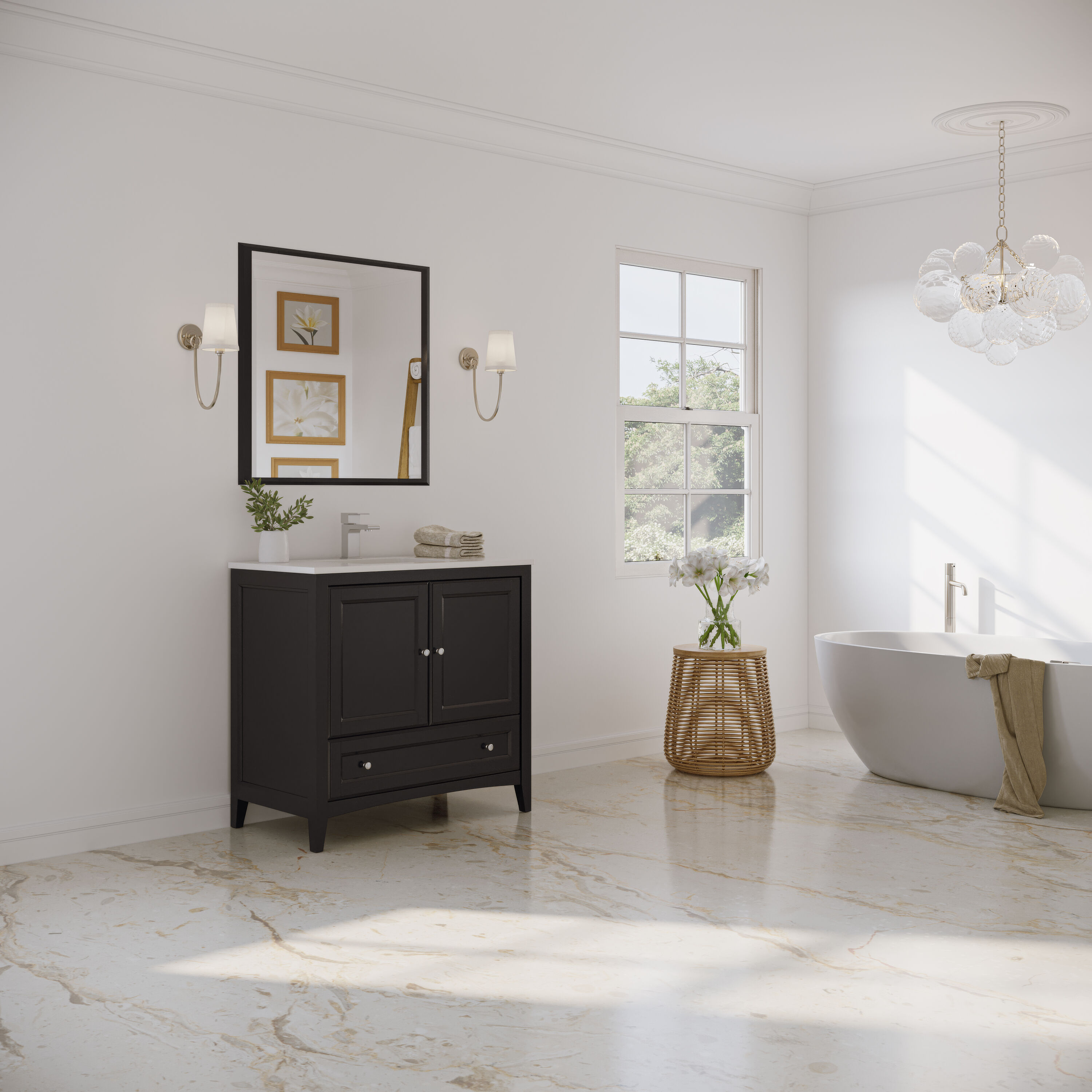 Fresca FVN2036ES Bath-Vanity-Combo - View #5