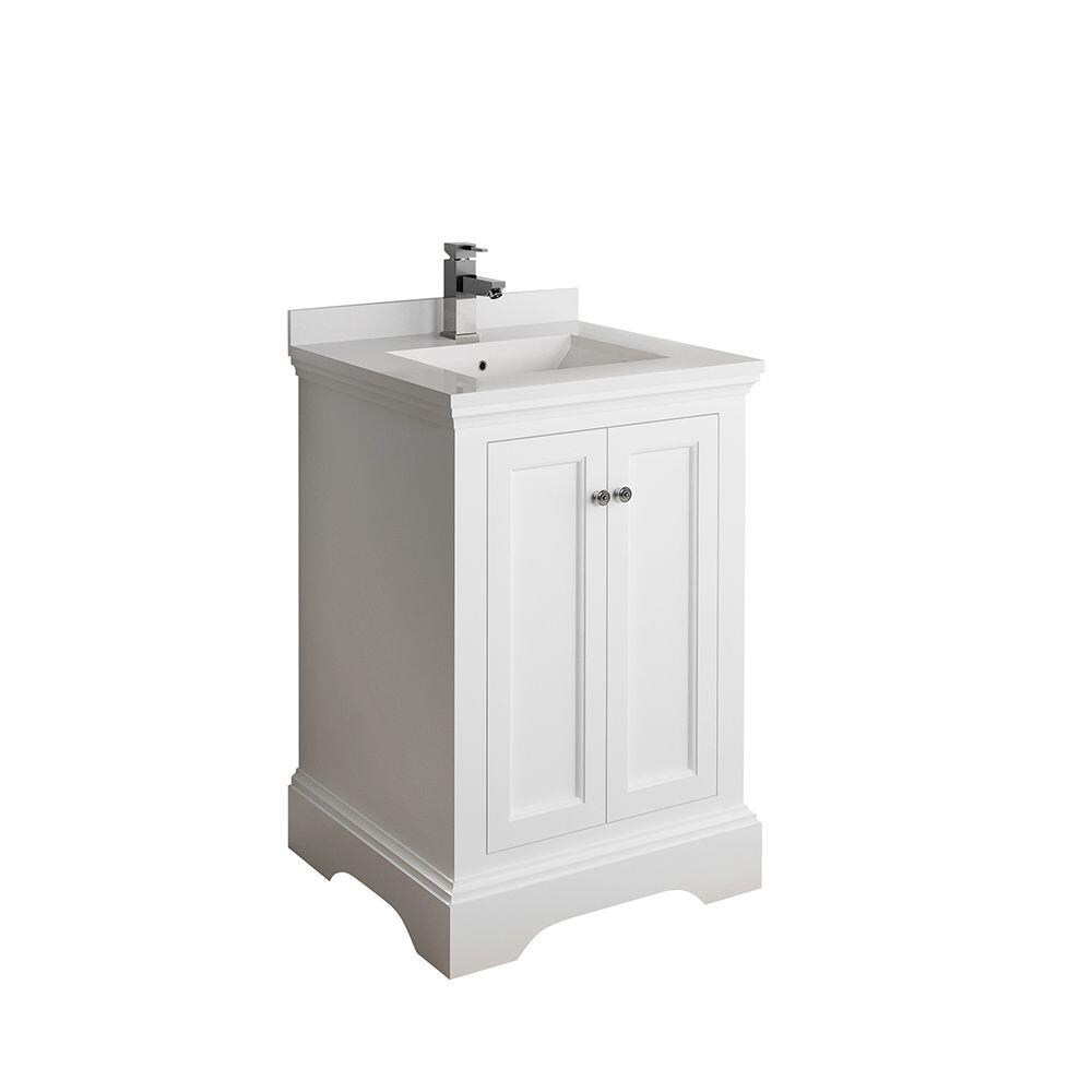 Fresca FCB2424WHM-CWH-U Bath-Vanity-Combo - View #2