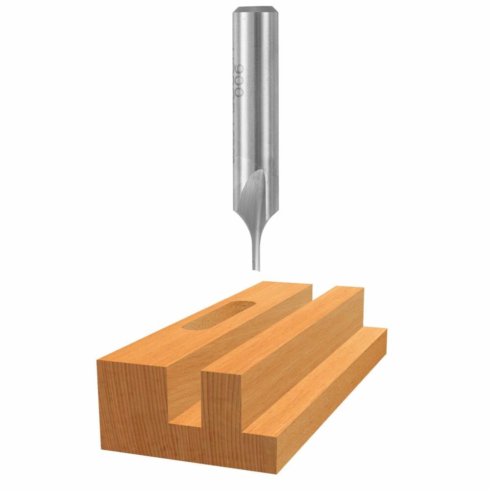 Bosch 85091 1/16-in High-speed Steel Straight Router Bit