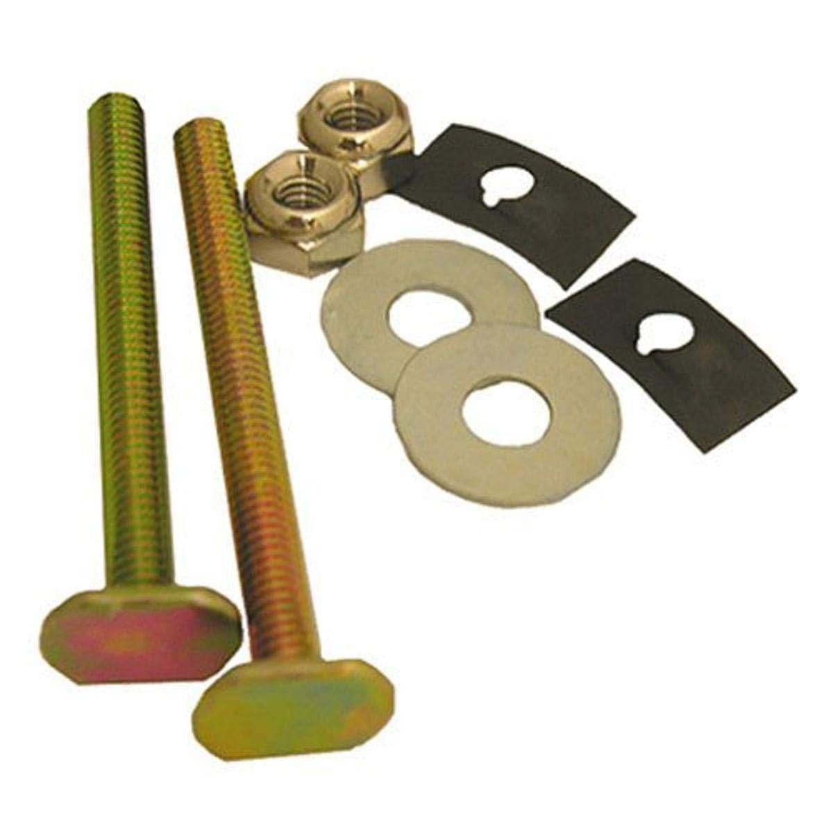 LASCO 632327 Solid Brass with Nuts and Washers Toilet Bolts 1/4 x 2-1/2 #04-3631-1