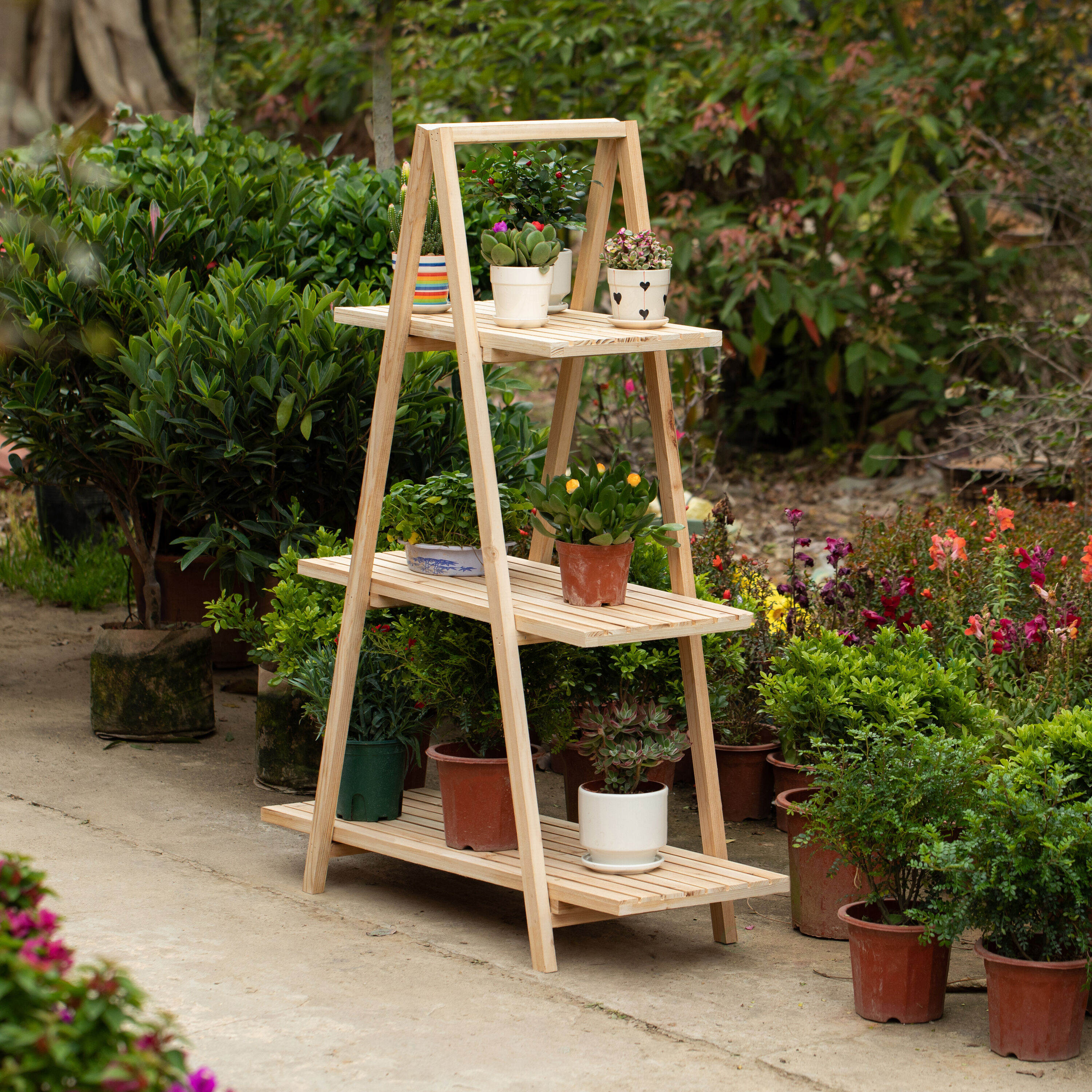 Vintiquewise QI004597 Plant-Stand - View #2