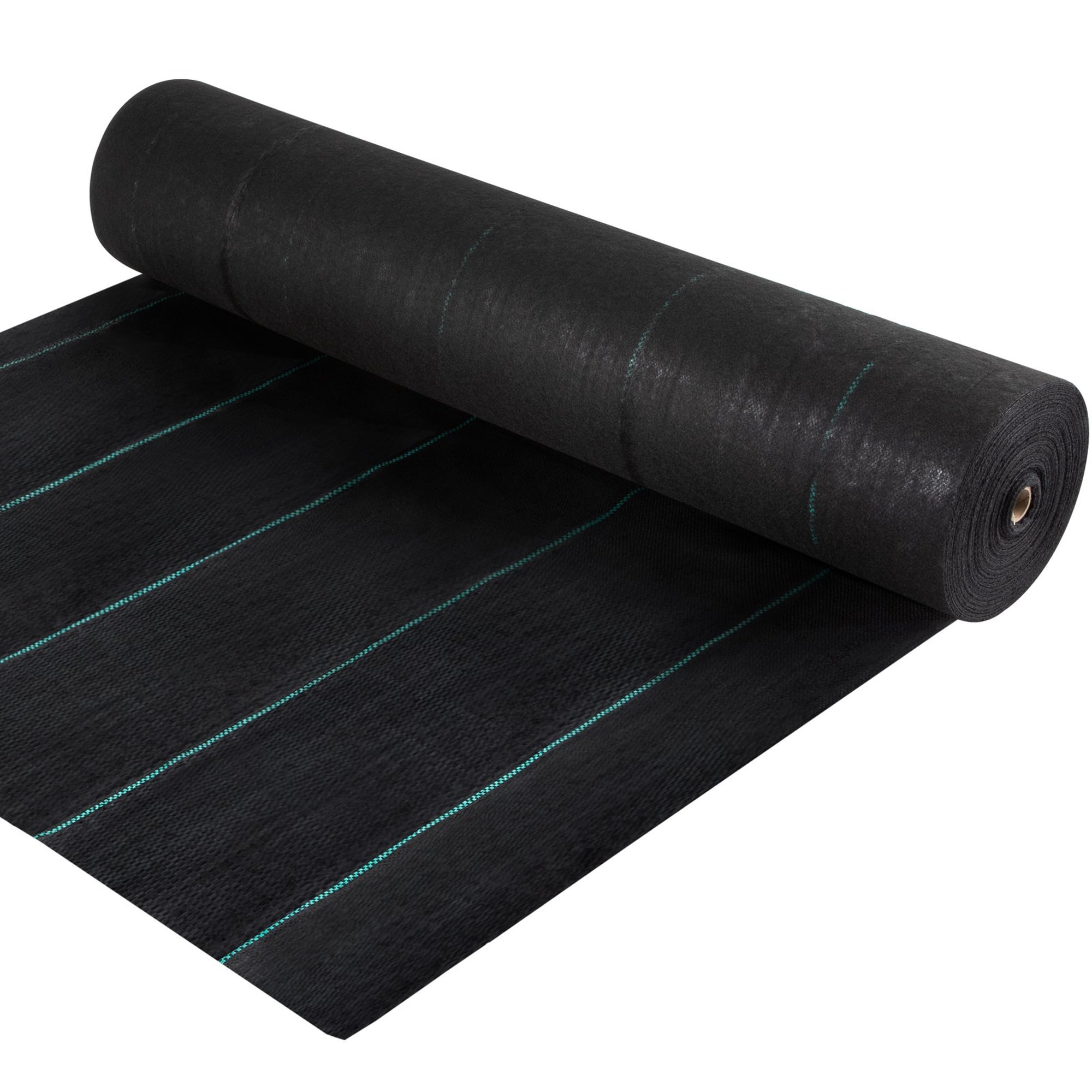 Vorene 4FTx300FT 5.8OZ Heavy Duty Woven Weed Barrier Landscape Fabric/ Grass Control Geotextile Ground Cover Mat for Garden and Patio/ Black