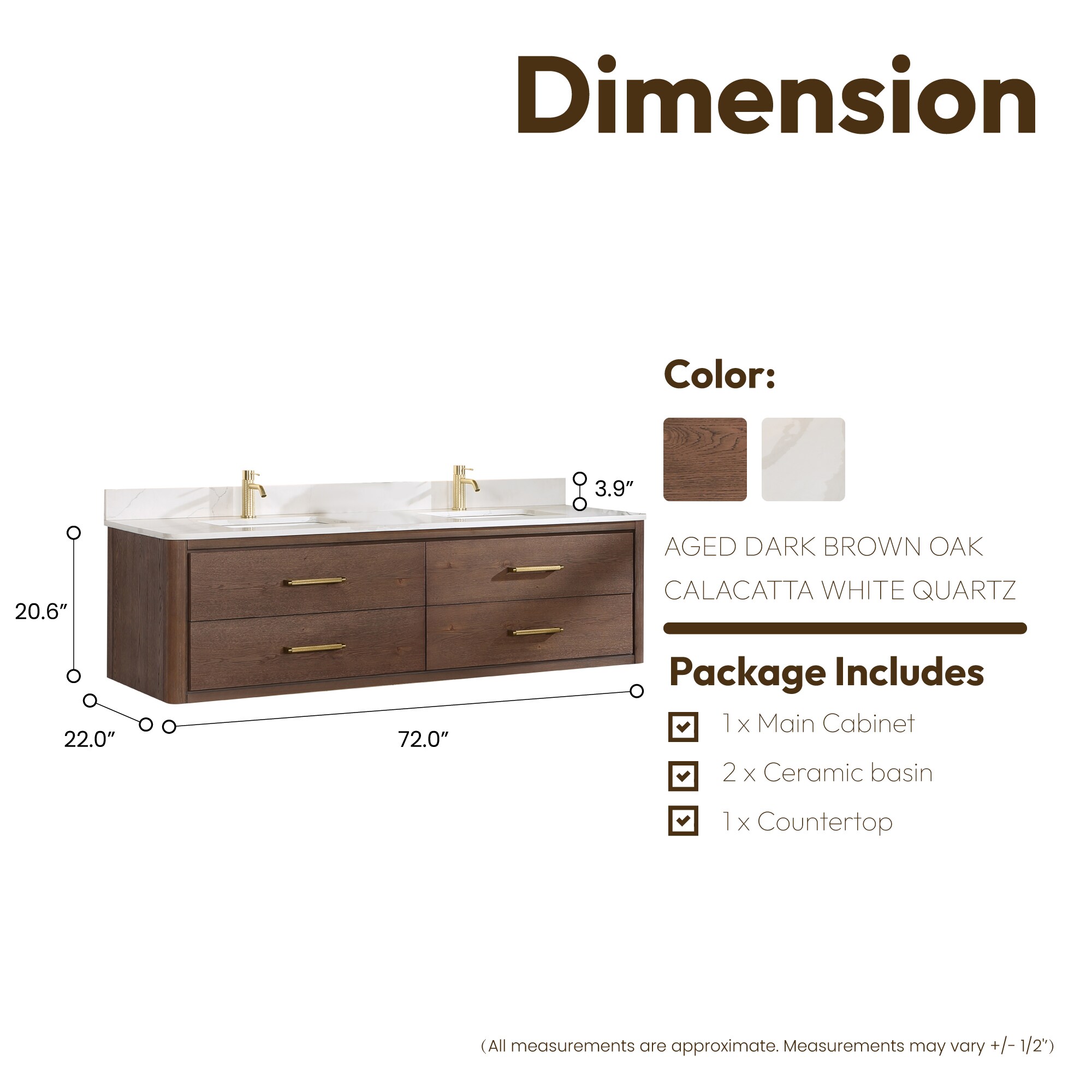 Vinnova 706672-AD-BK-NM Bath-Vanity-Combo - View #10