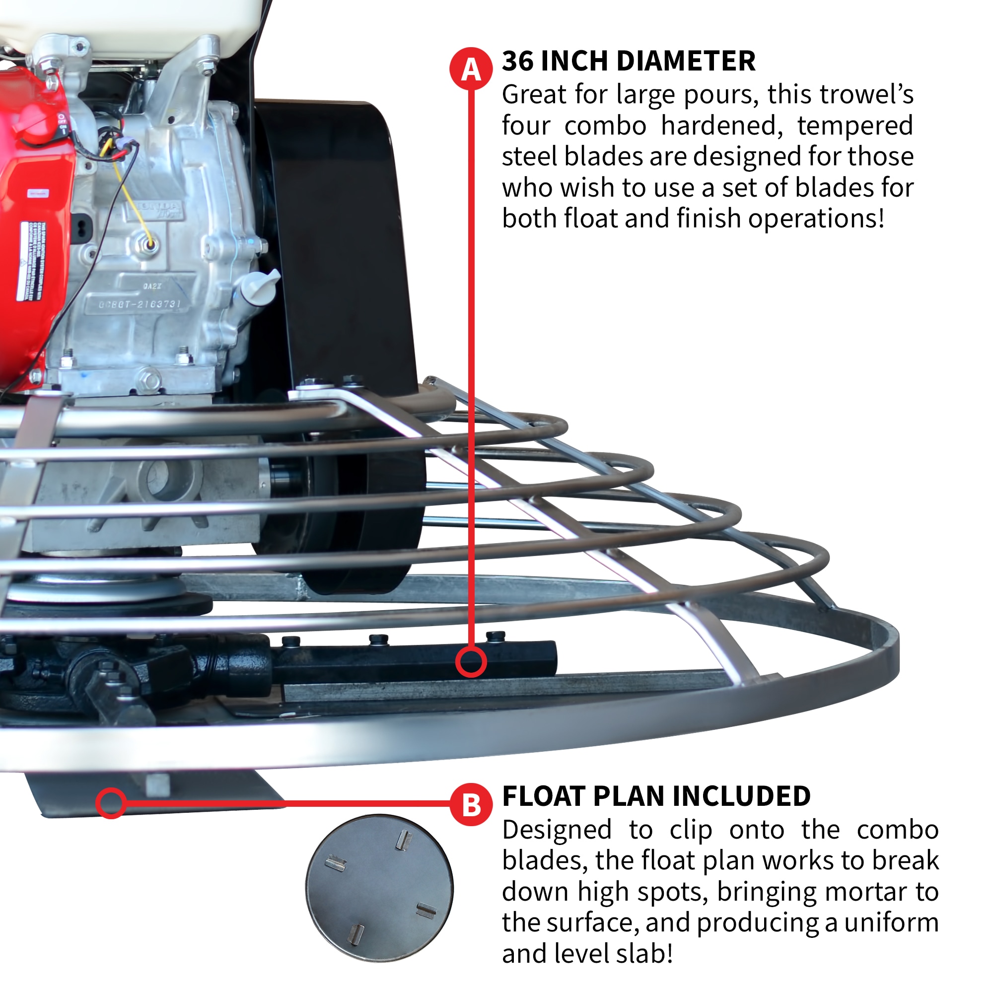 Tomahawk Power TPT36H Power-Trowels - View #4