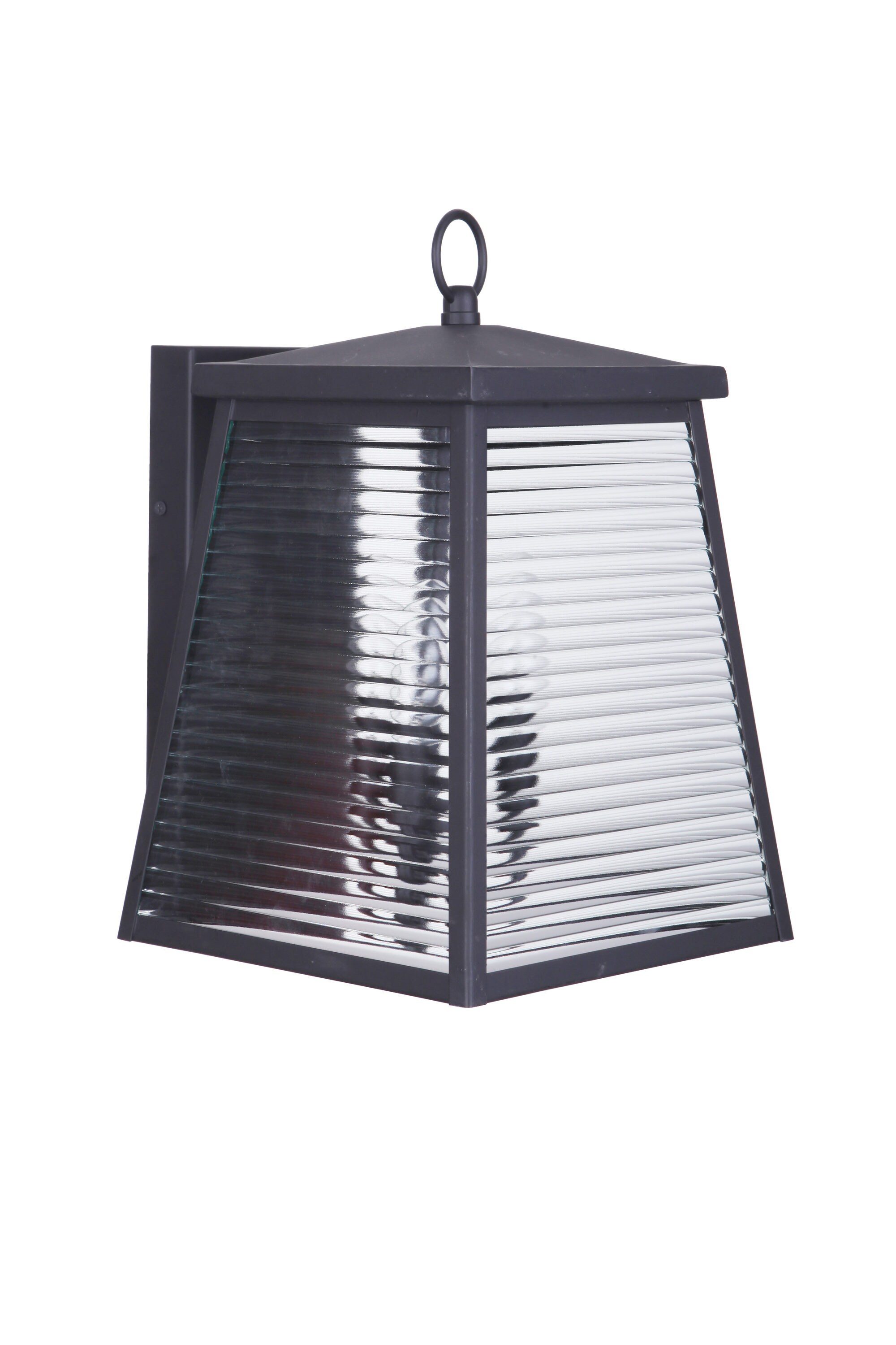 Craftmade ZA4114-MN Armstrong 3 -Light 13.25-in H Black Hardwired Outdoor Wall Light
