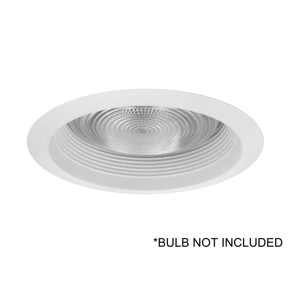 White Aluminum 6-Inch Airtight Recessed Lighting Trim