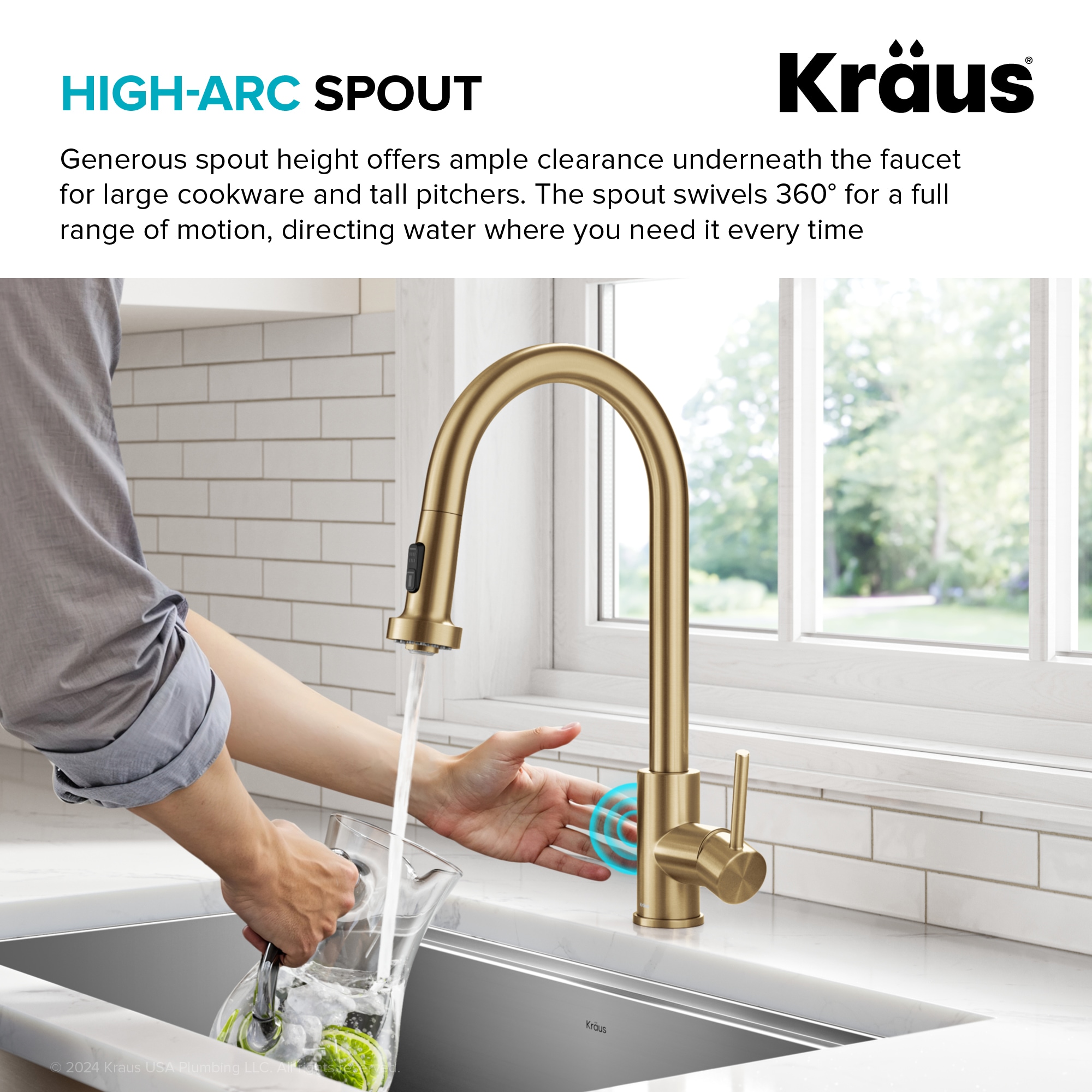 Kraus KSF-1616BB Kitchen-Faucets - View #12