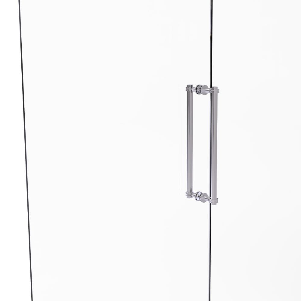 Allied Brass 404D-18BB-PC Polished chrome 18-Inches Hinged shower door Handle