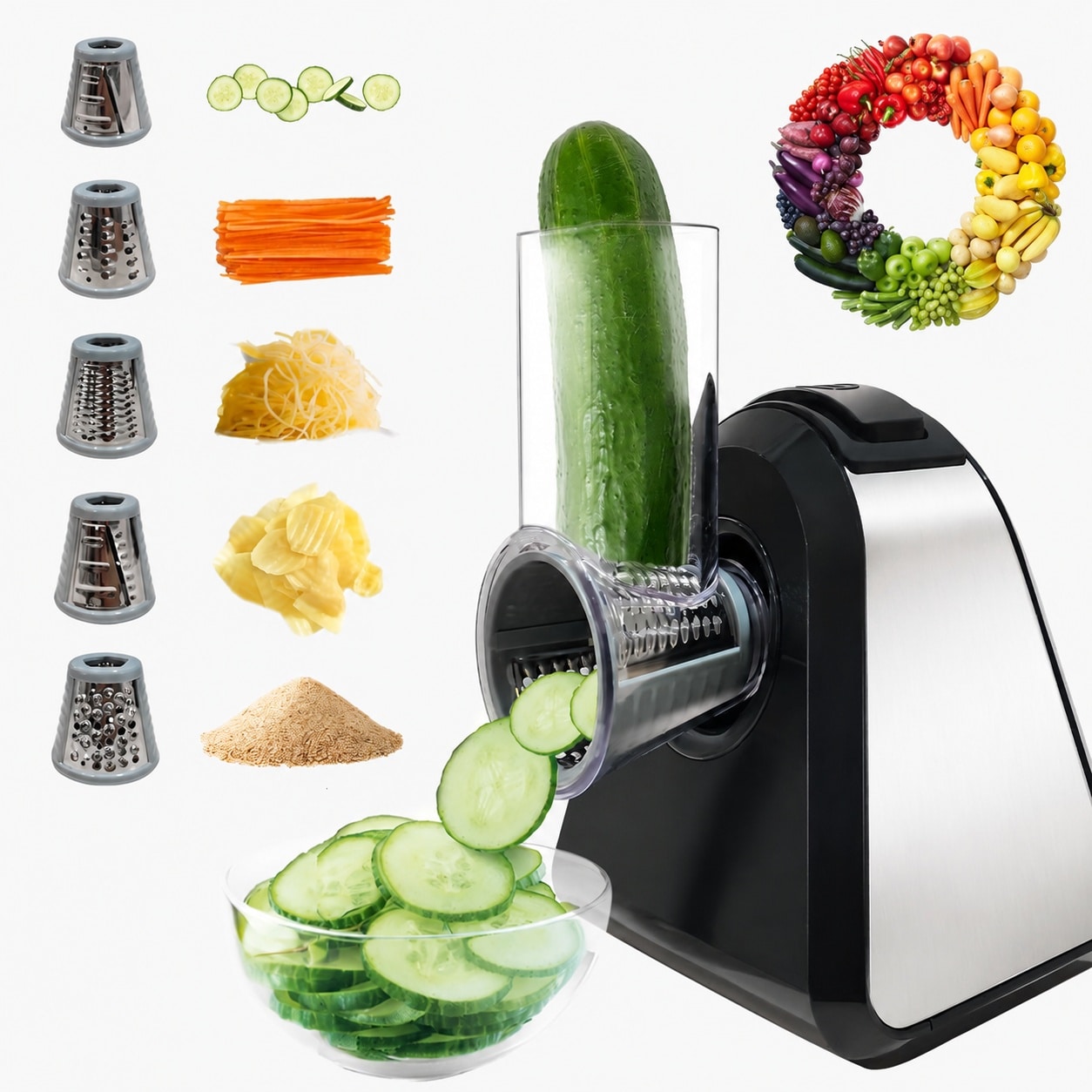 Presto 02910 Salad Shooter Electric Slicer Shredder in the Food