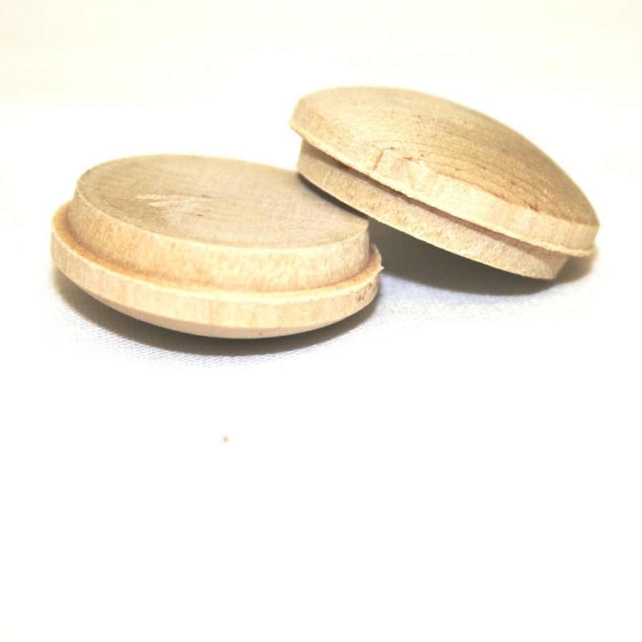 Madison Mill 6-Pack 1 x 1 Poplar Wood Button Plugs in the End Caps & Screw  Protectors department at