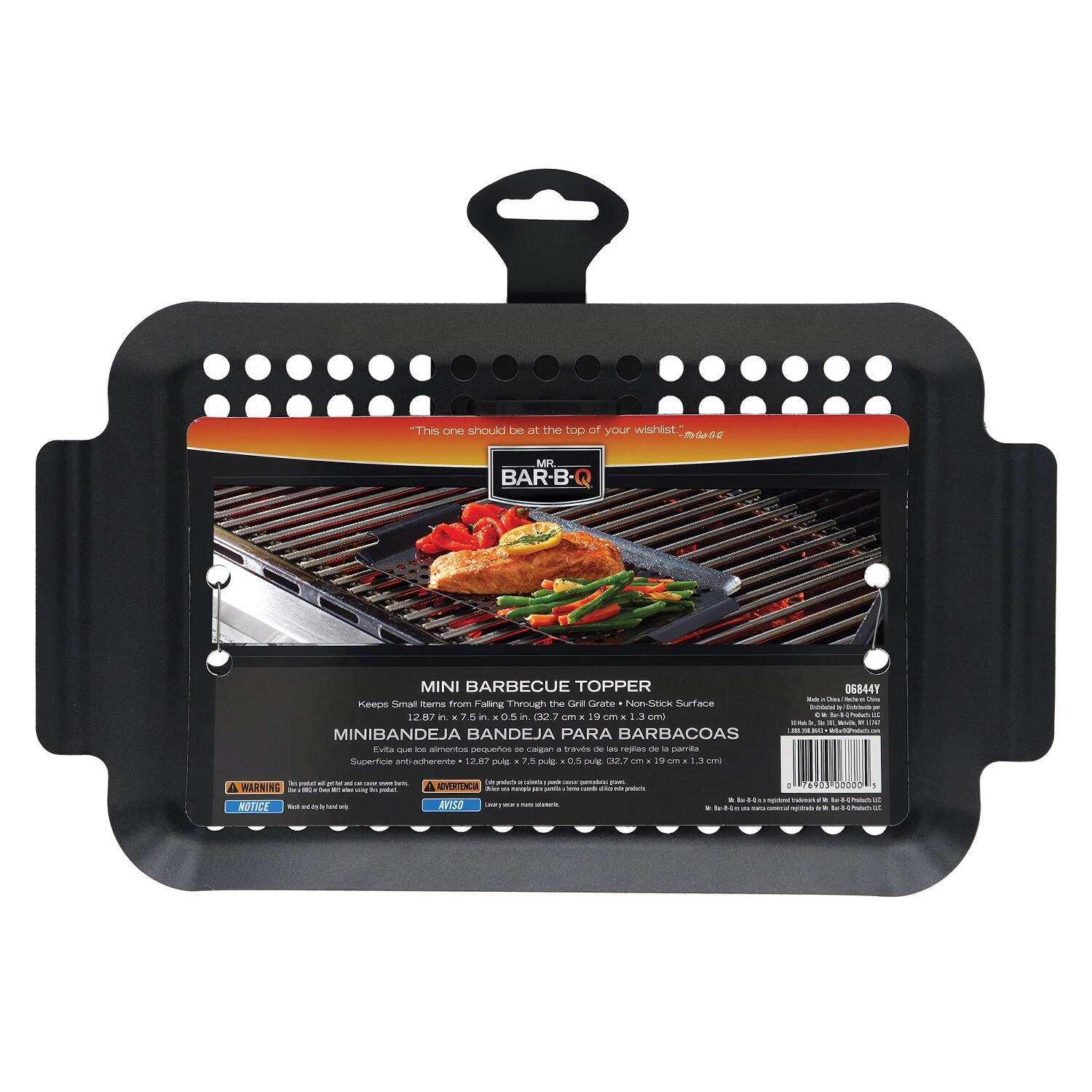 Mr. BBQ Stainless Steel Skillet with Removable Heat Resistant Handle -  Perfect for Cooking Vegetables, Stir Fry, Seafood and More - Great for