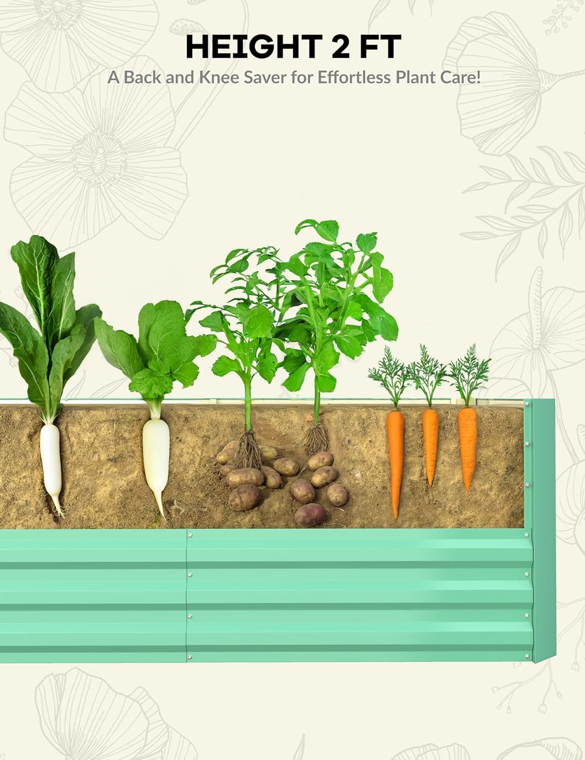 GarveeLife 15G1KFIX Raised-Garden-Beds - View #4