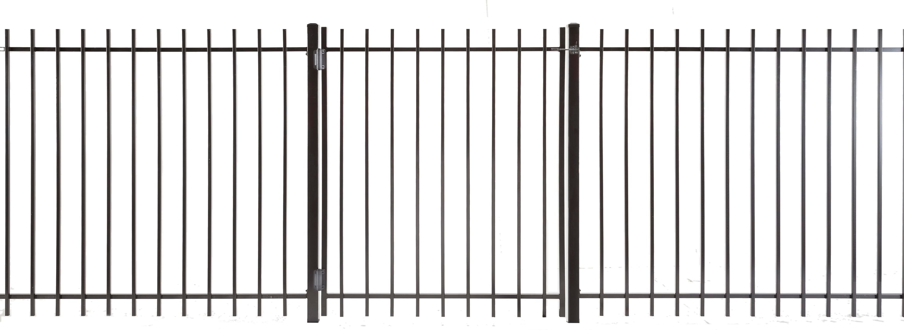 Kent 5-ft H x 4-ft W Powder Coated Vinyl-coated Steel Square-top ...