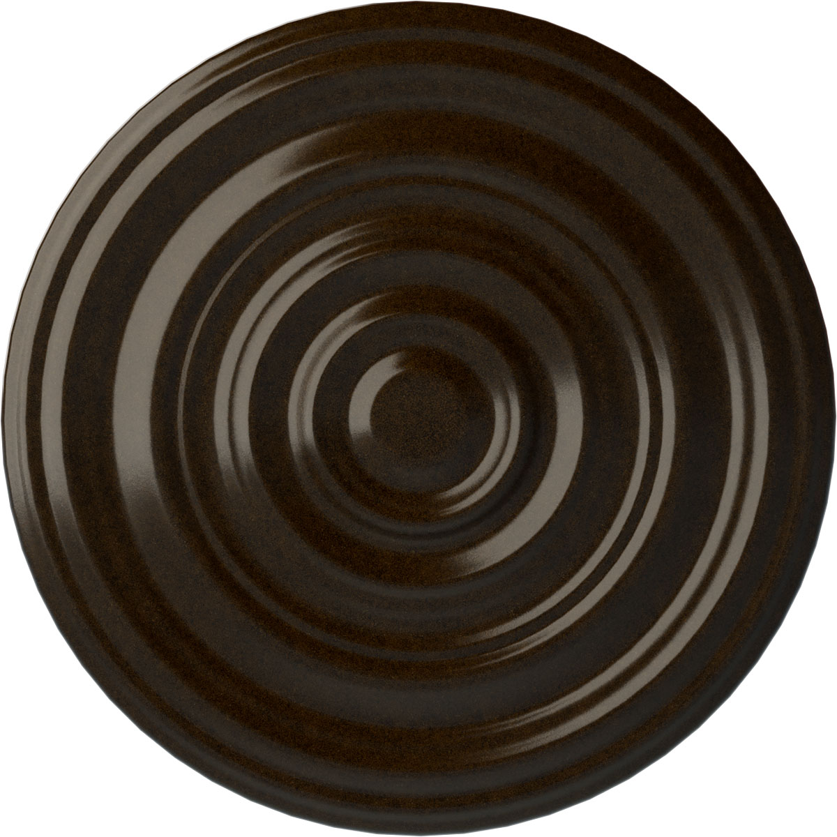 Ekena Millwork CM29CABZS Carton Smooth 29.125-in W x 29.125-in L Painted Bronze Polyurethane Whole Ceiling Medallion