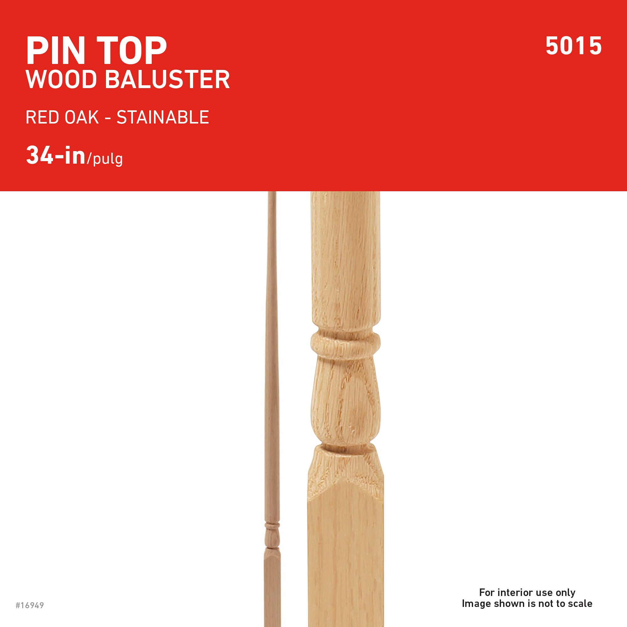 L.J. Smith Stair Systems 501534ETOAK Interior-Stairpart-Balusters - View #9