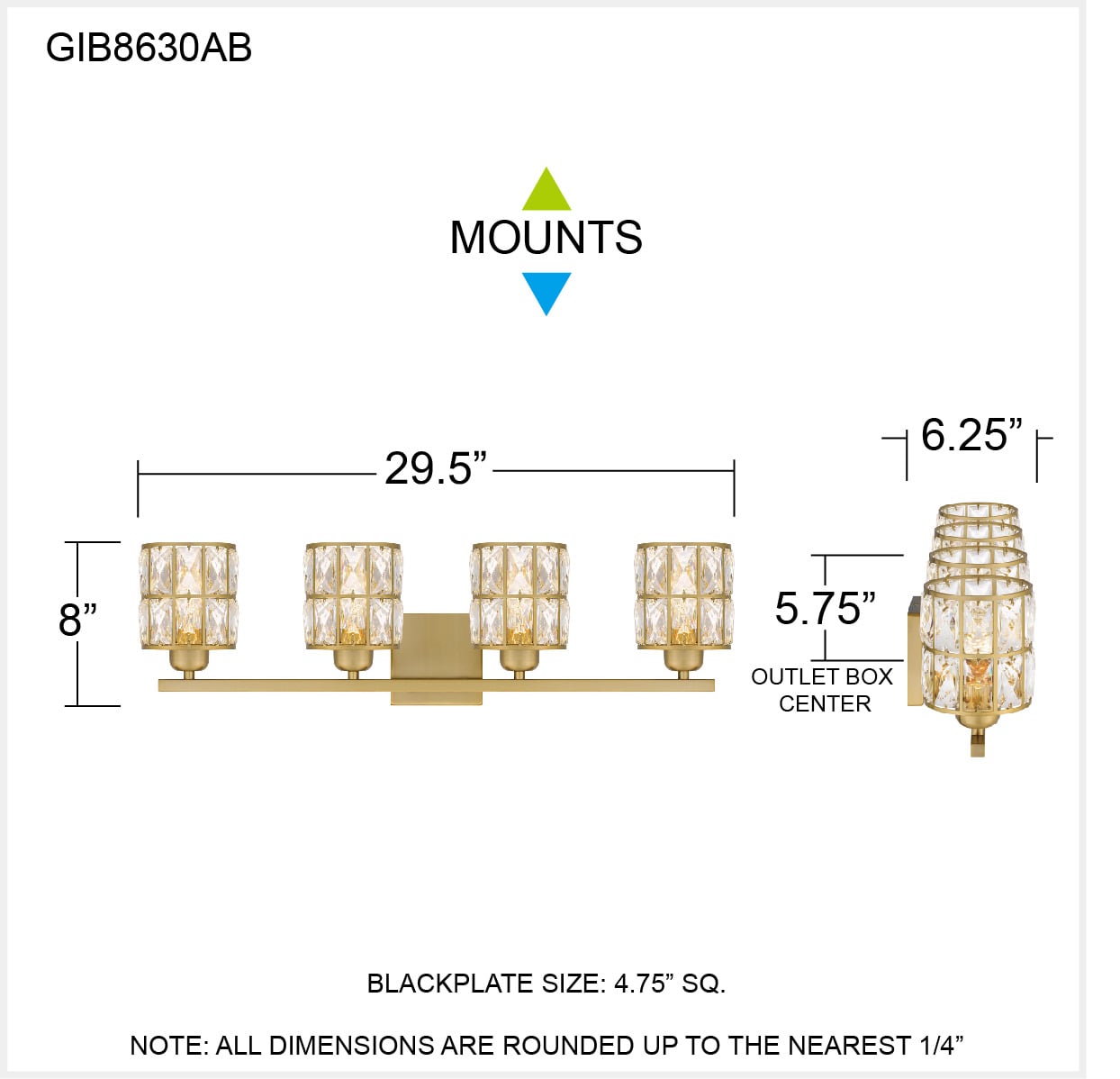 Quoizel GIB8630AB b089995 - View #6