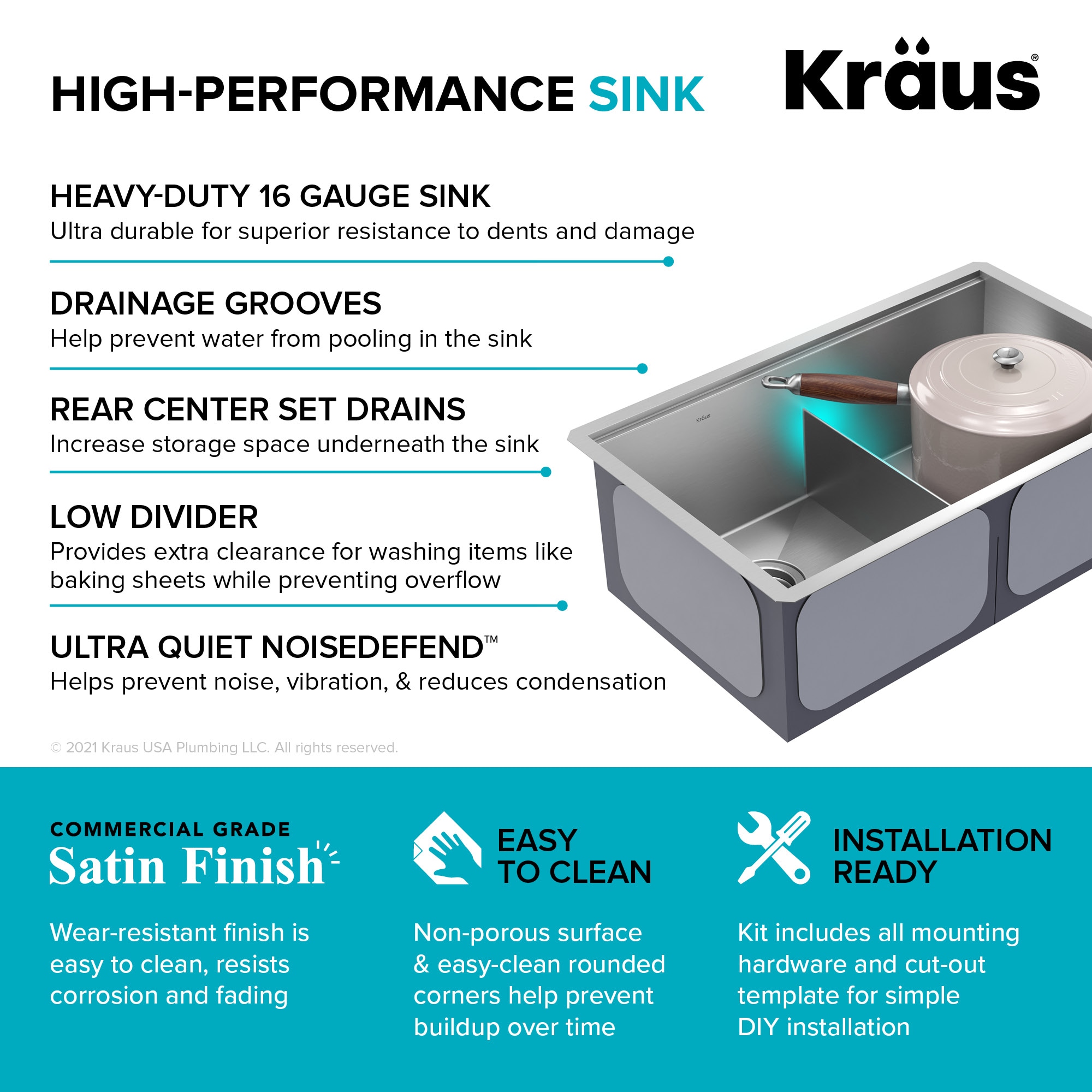 Kraus KWU112-30 Kitchen-Sinks - View #9