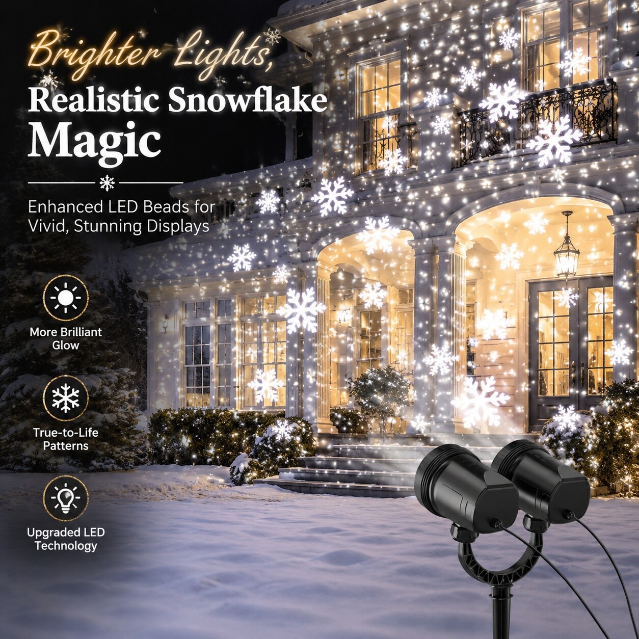 Phewnyzo HDSA11-3OT350 Christmas-String-Lights - View #6