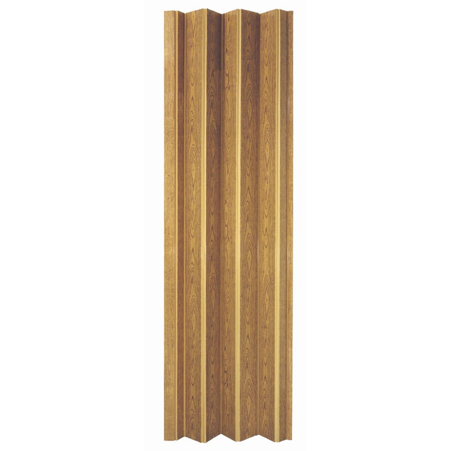 Spectrum EN3280K Encore 36-in x 80-in Universal Handing Oak Vinyl Accordion Door (Hardware Included)