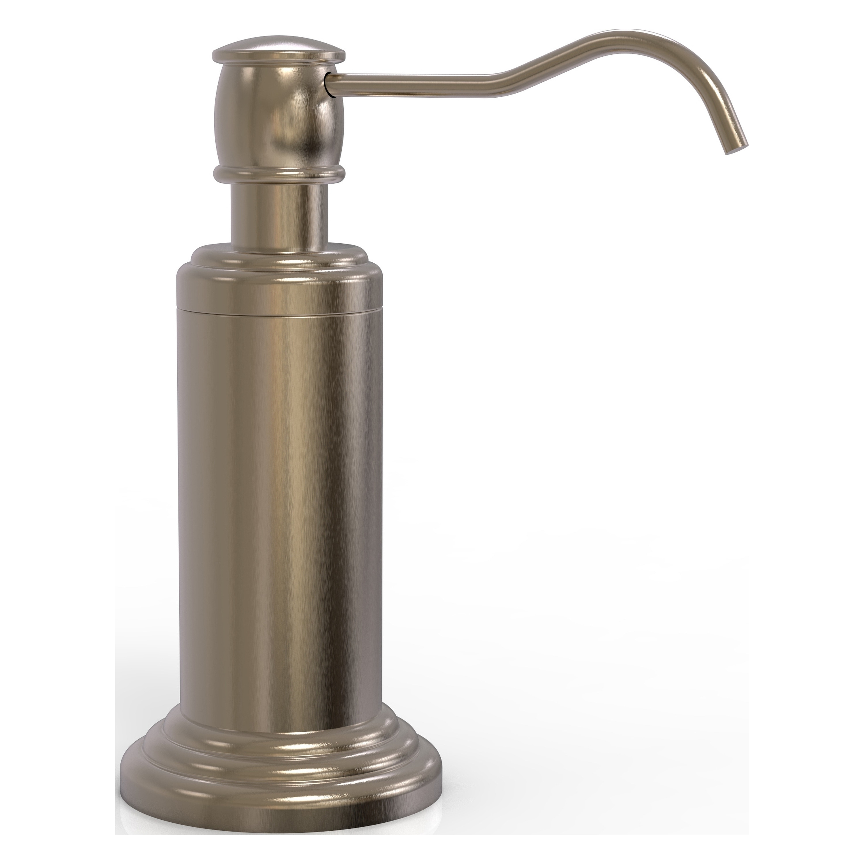 Allied Brass WP-61-PEW Waverly Place Antique Pewter 5-oz. Capacity Freestanding Soap and Lotion Dispenser