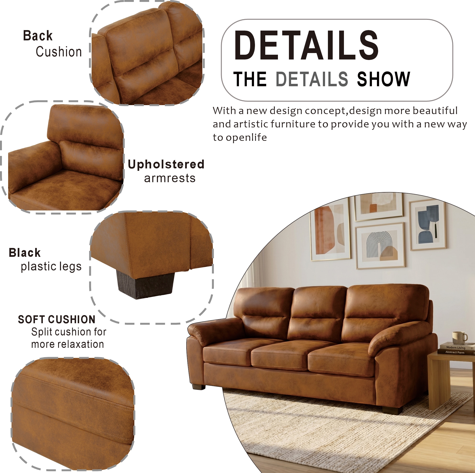 Vynxaria LS0515-W5568S00046 Sofas-Loveseats - View #4
