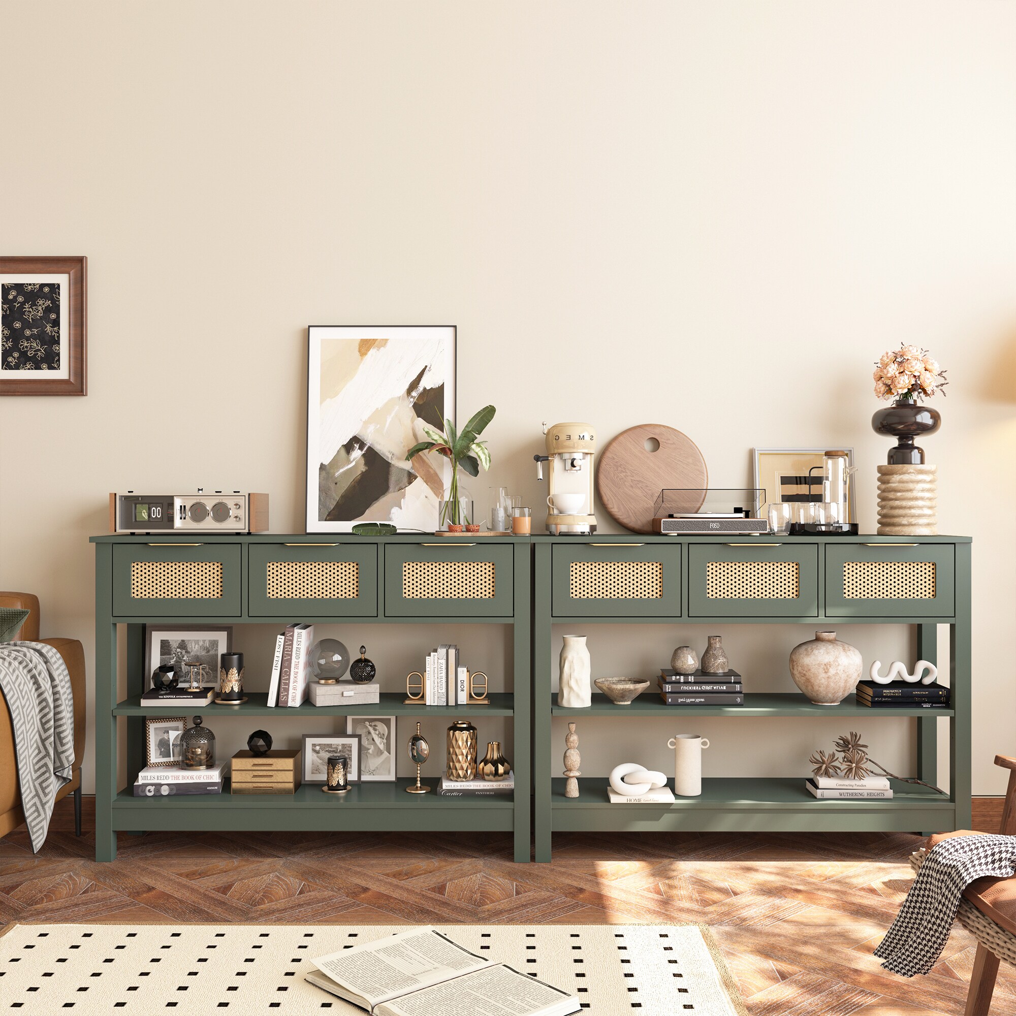 FurniFusion SF-Y-XGZ-G-2PC Console-Sofa-Tables - View #2