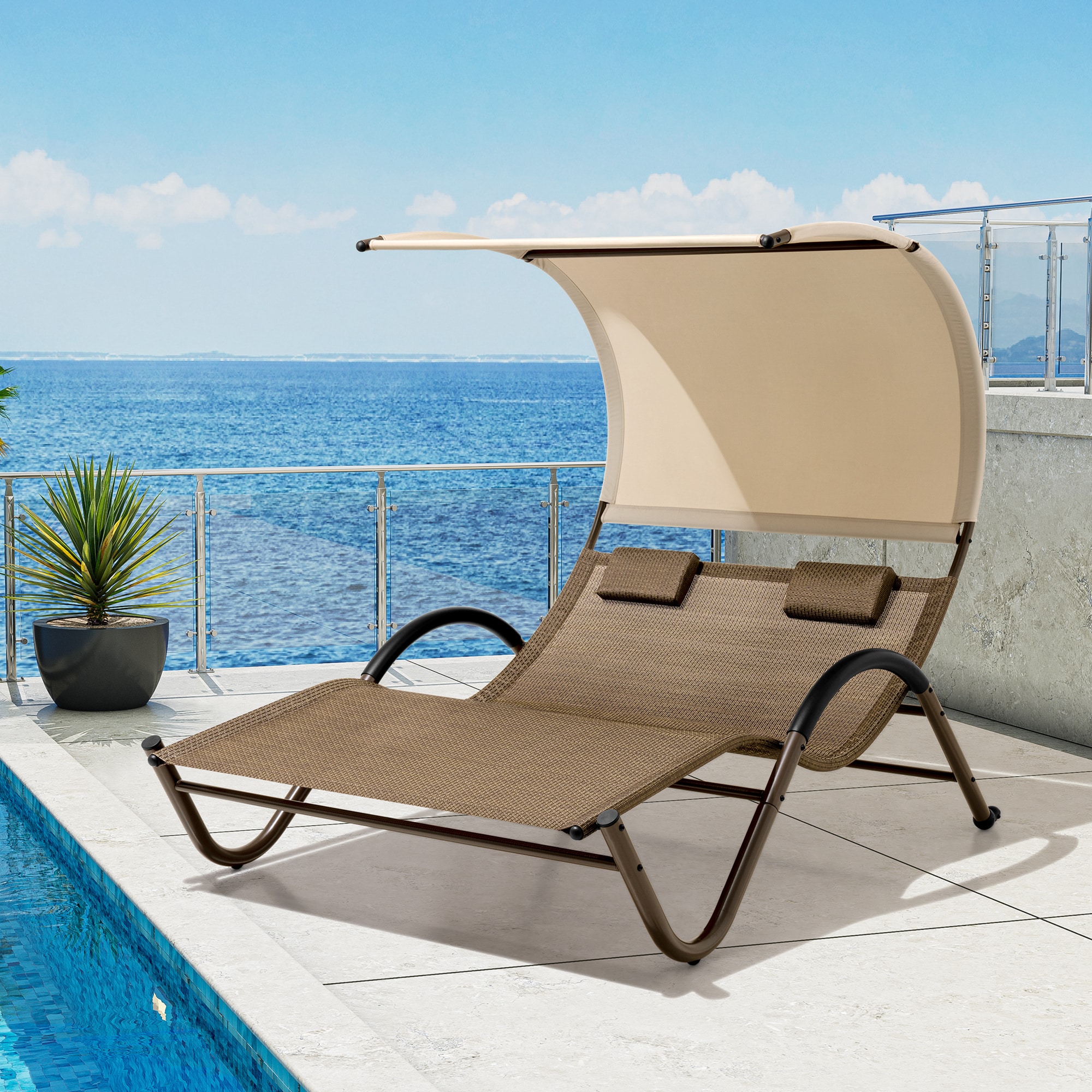 Crestlive Products CL-LG023BRN Patio-Chairs - View #2