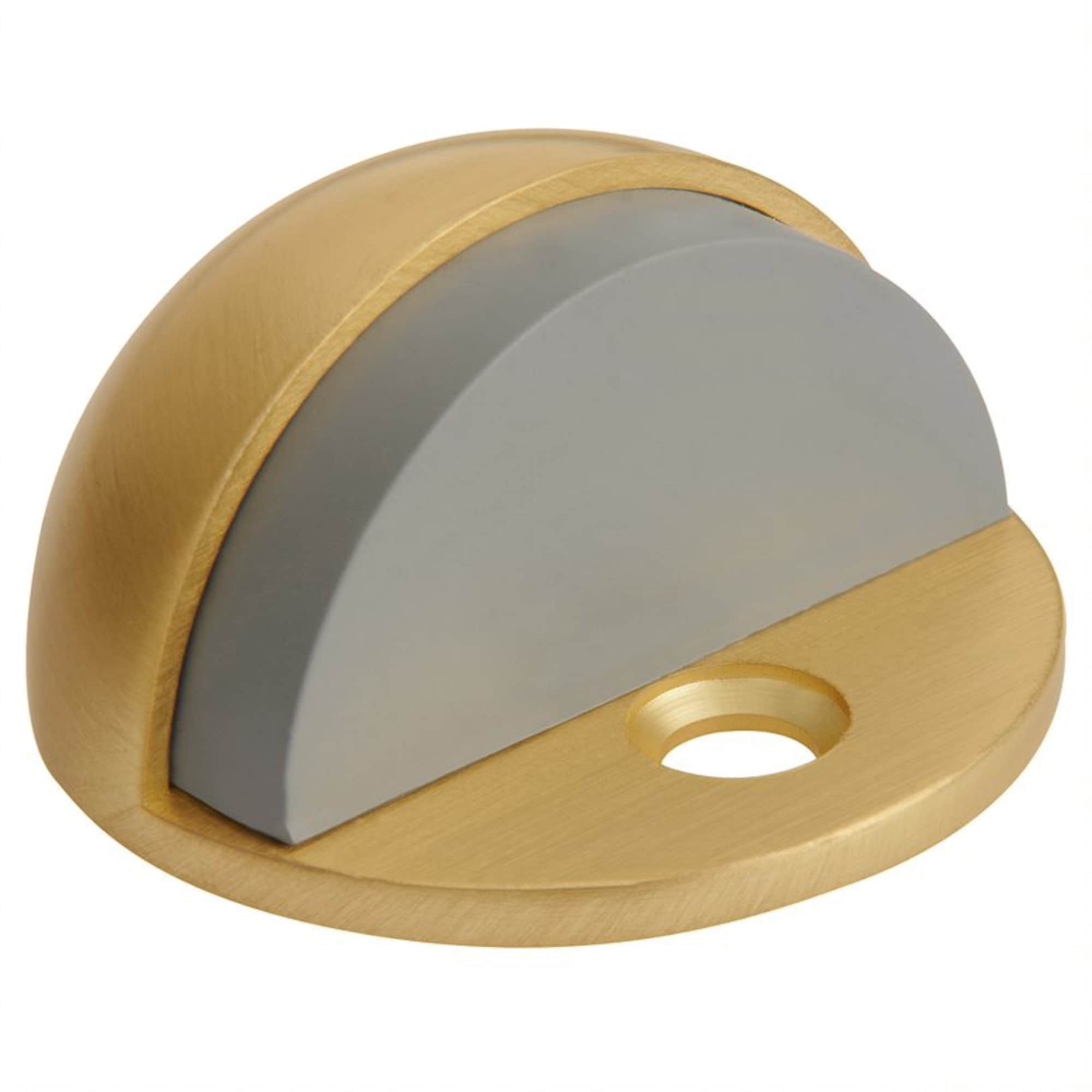 Design House 188367 1-3/4-in Satin brass Dome bumper Door Stop 10 -Pack