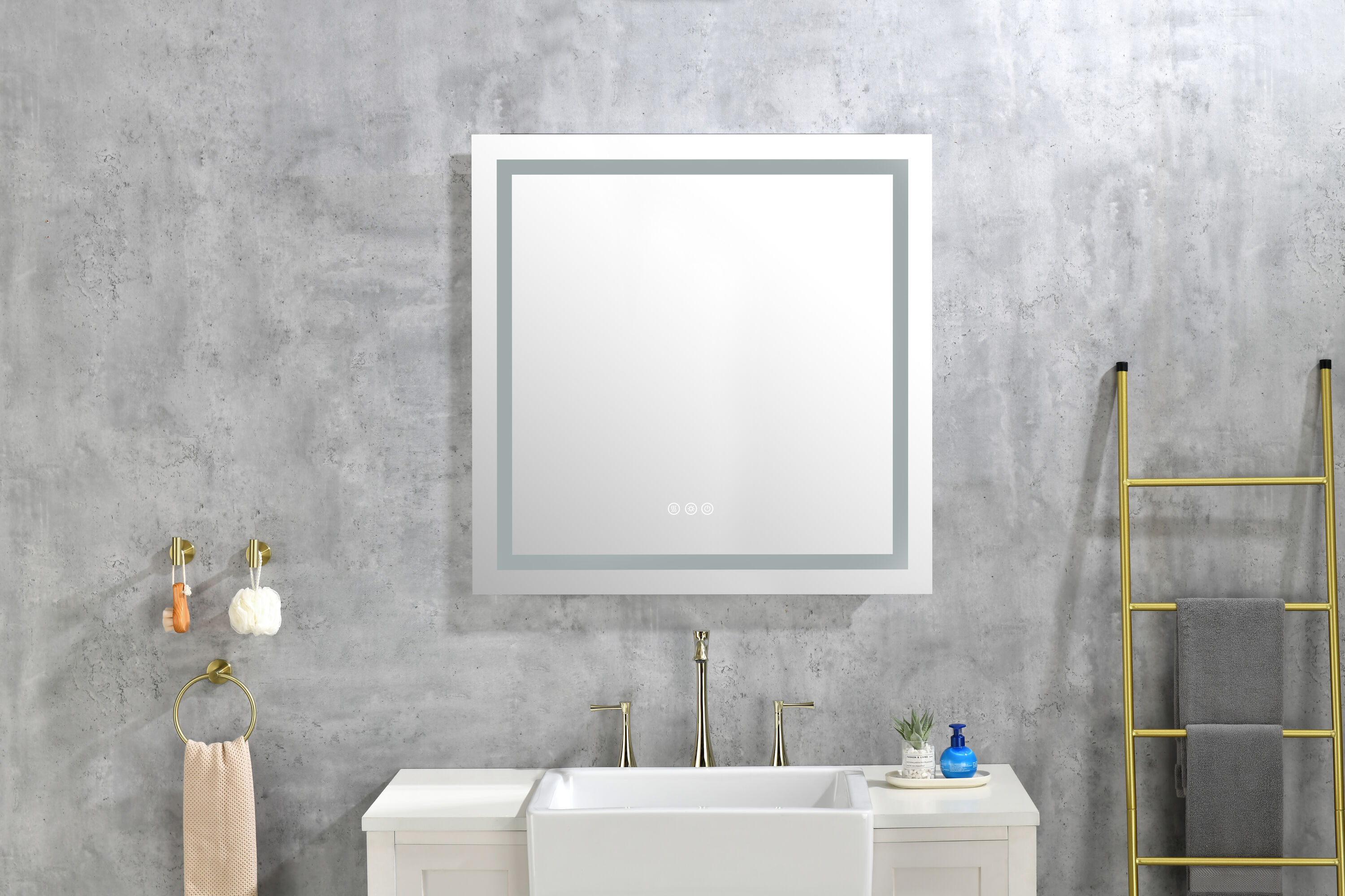Vacolite KP-3636-WKBK Framed-Bath-Mirrors - View #11