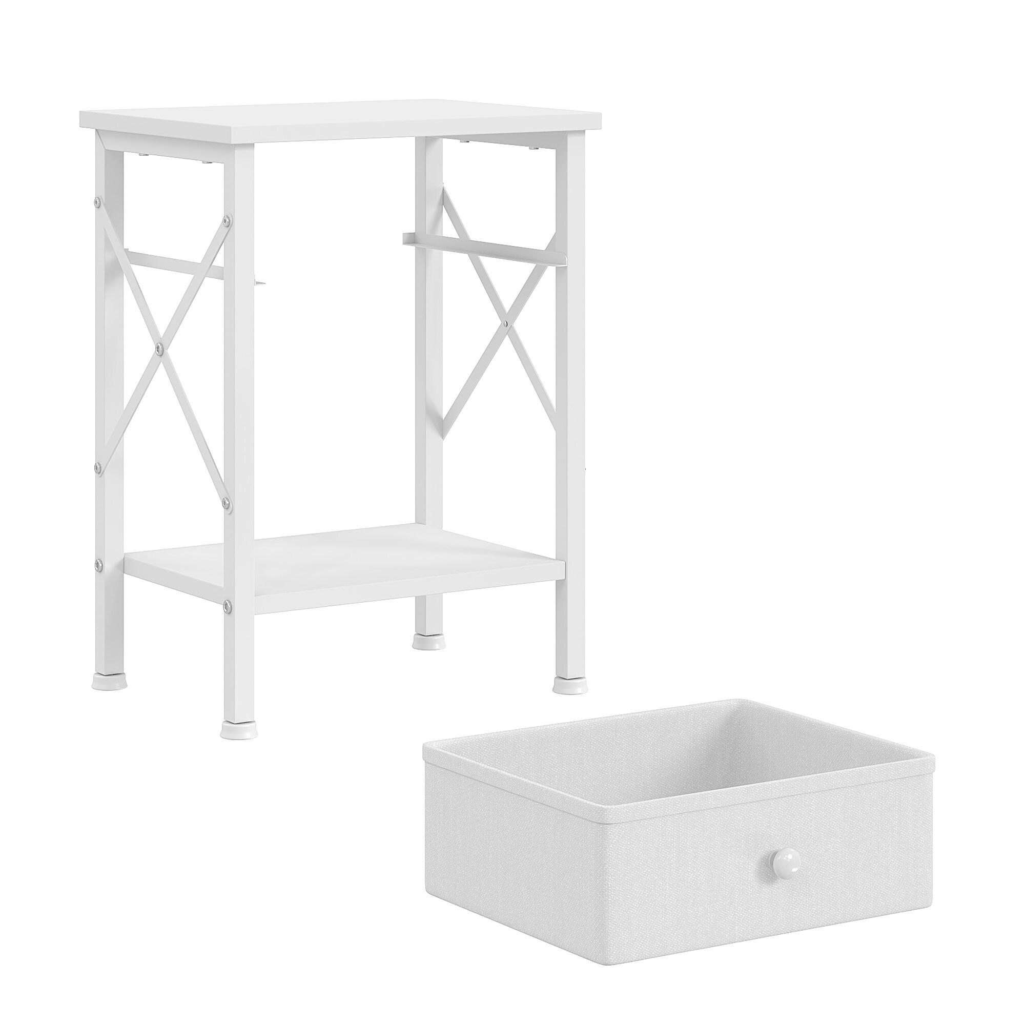 Vecelo LOE-AL-BNS01-WHT End-Tables - View #14