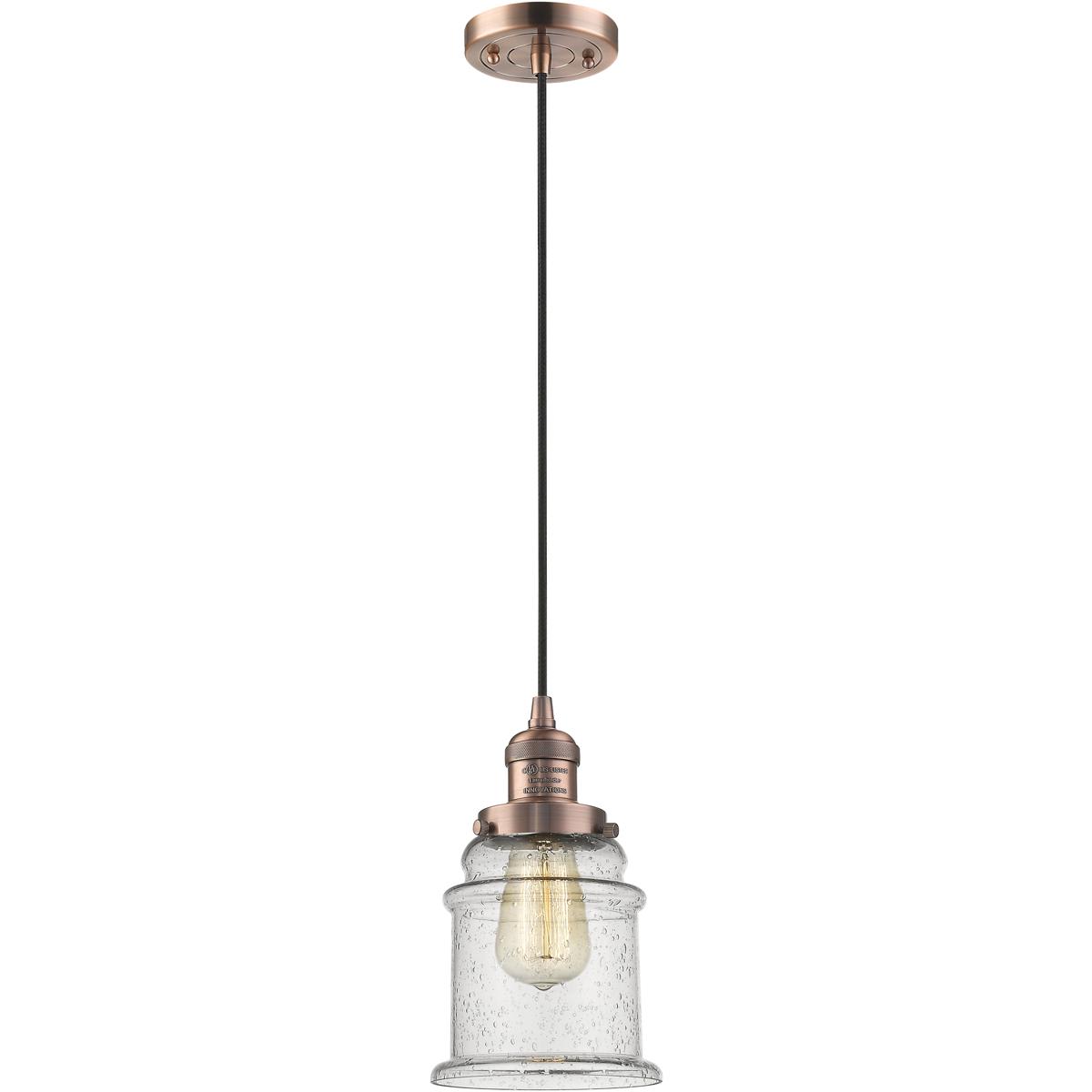 Innovations Lighting 1067021 201C-AC-G184 Franklin Restoration Canton Mini Pendant