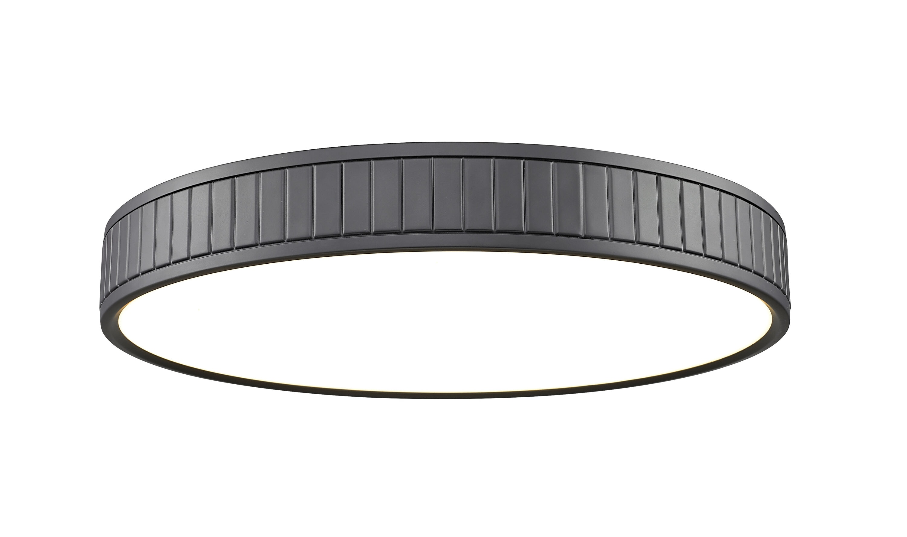 Z-Lite 1005F20-MB-LED Madison 1 -Light 20.5-in Matte Black Integrated LED Flush Mount Light