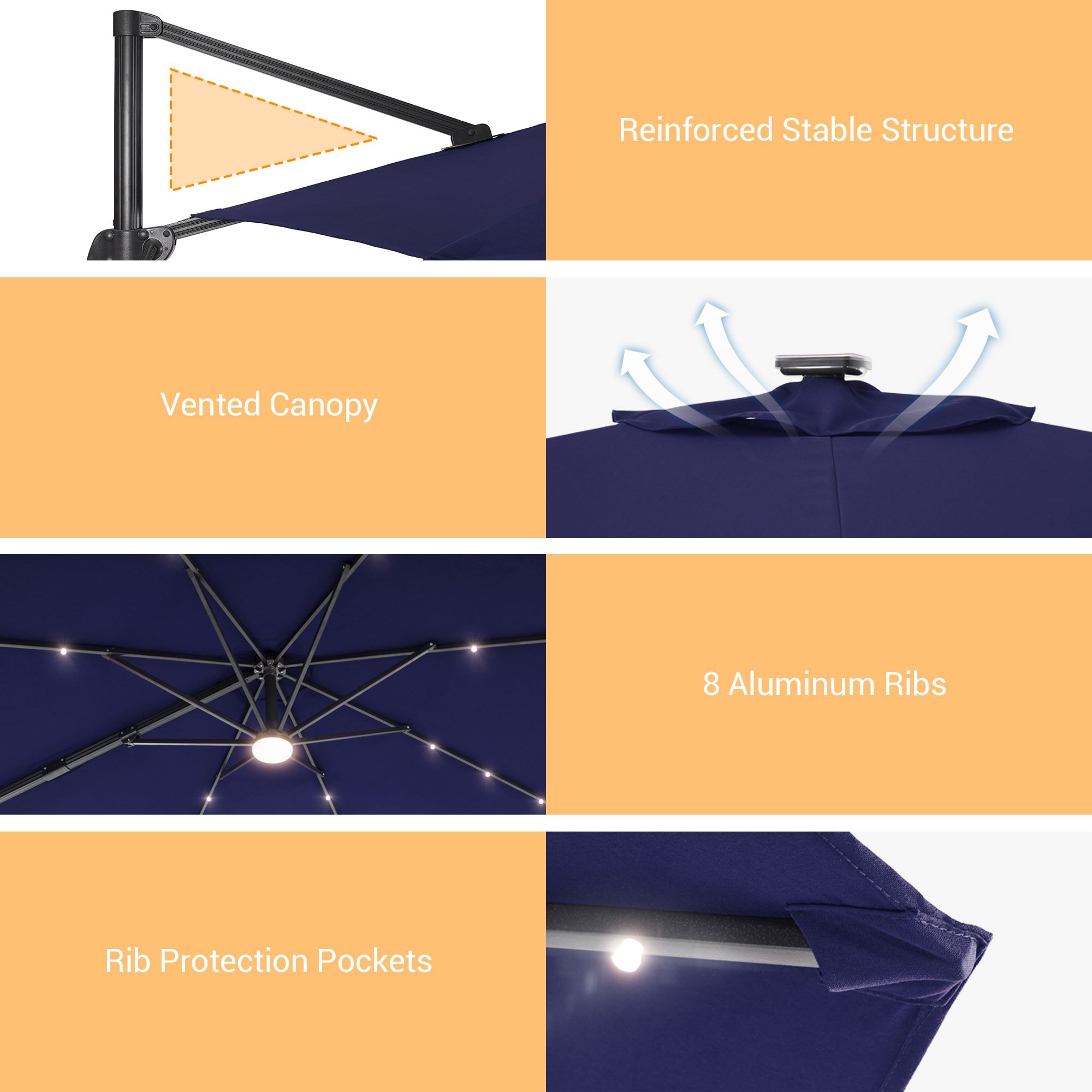 Sonkuki SD-MN12L-LED Umbrellas-2 - View #3