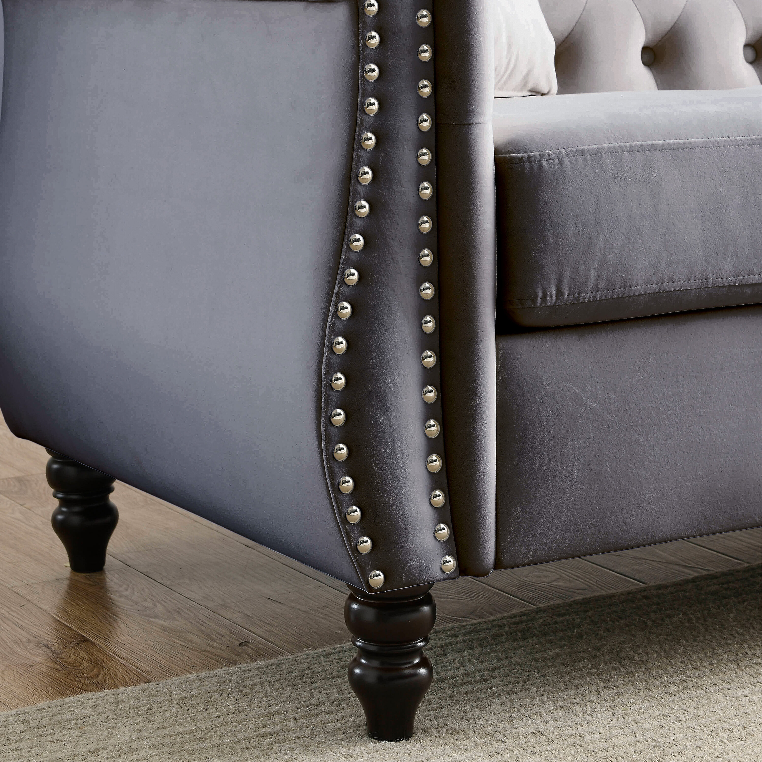 WELLFOR W83-22-BL Sofas-Loveseats - View #10