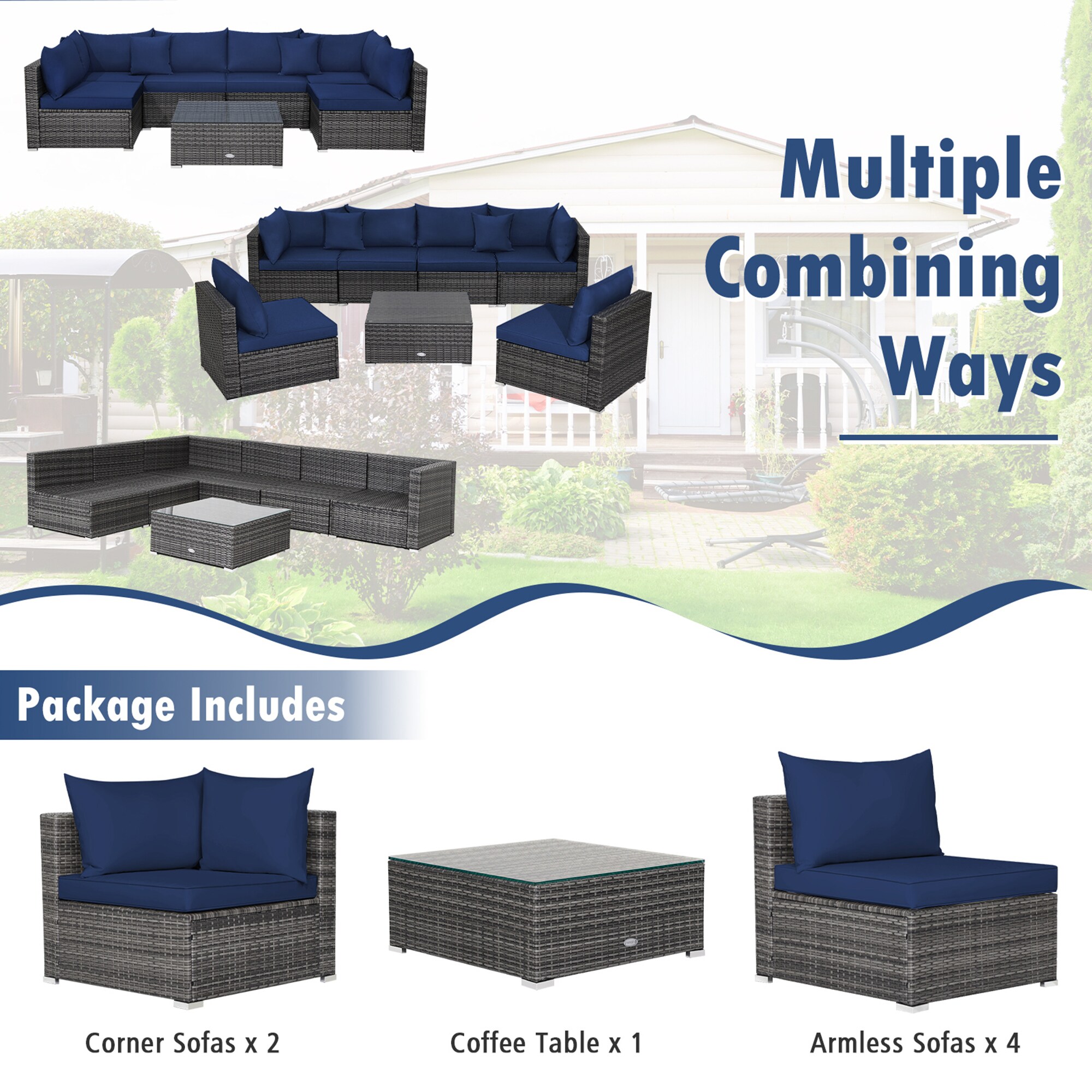 Mondawe MD-HF40410 Patio-Conversation-Sets - View #7