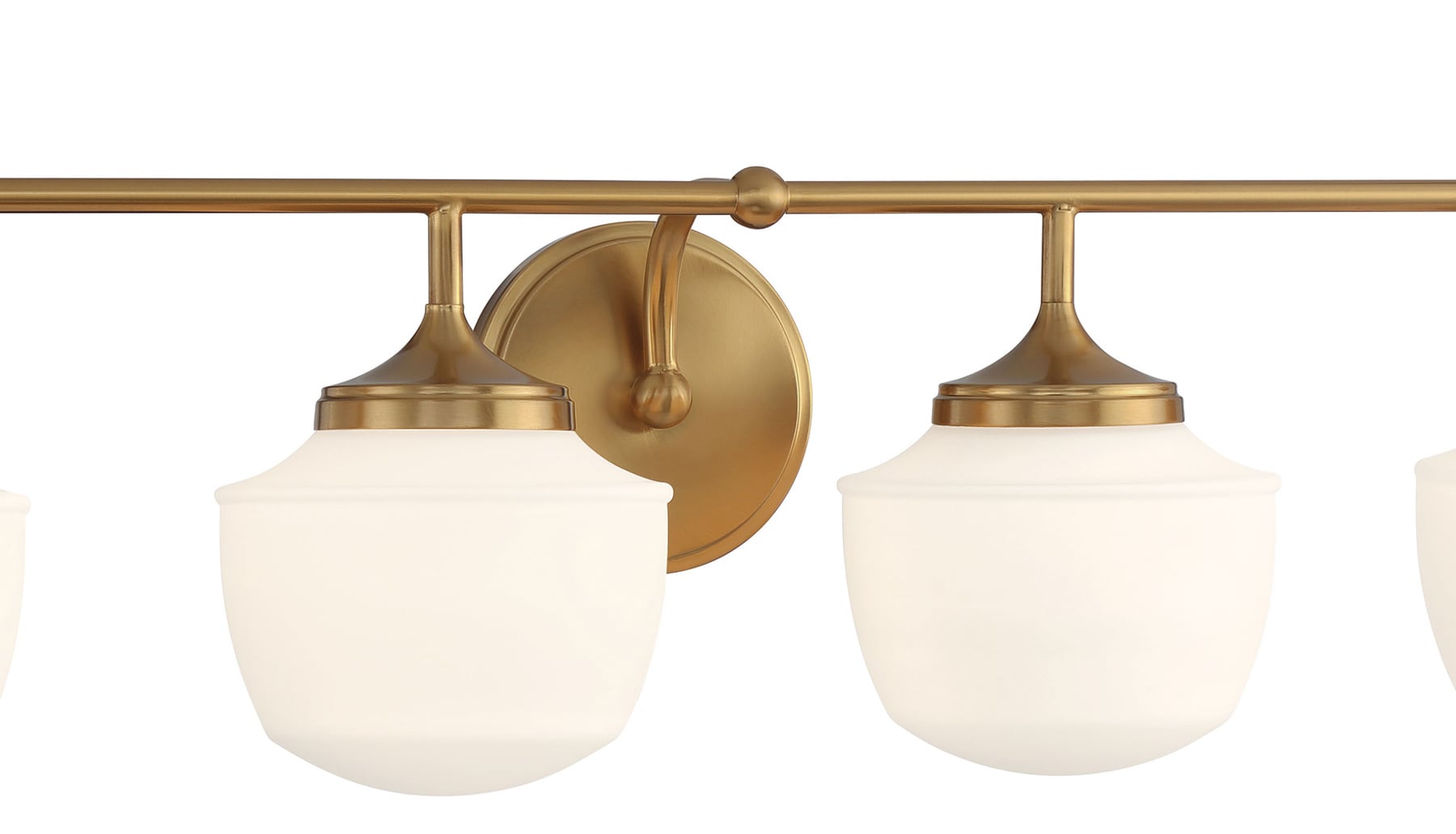 Minka Lavery Cornwell 32 in 4 Light Aged Brass Led Modern