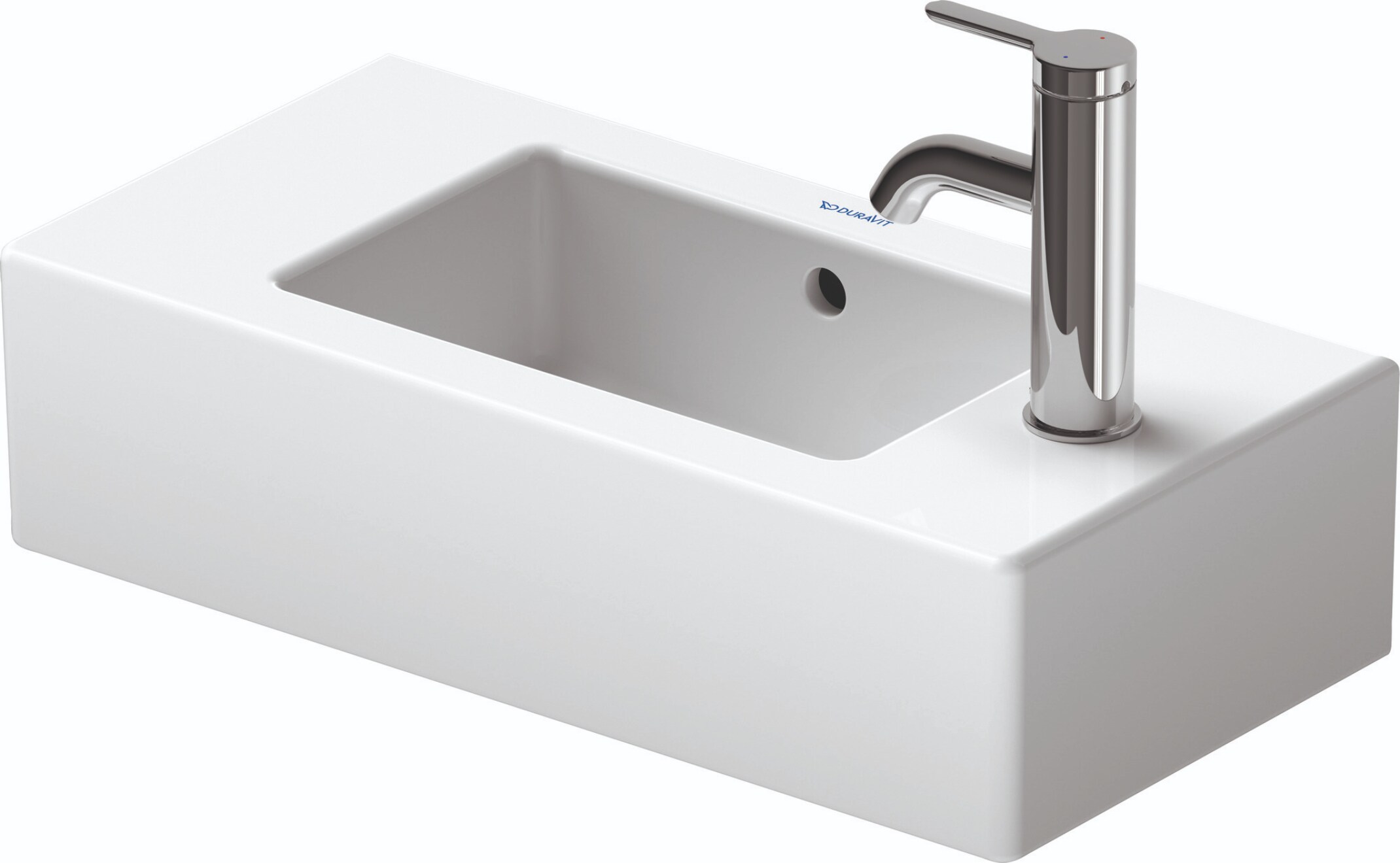 voorzien liberaal Graf Duravit Vero White Ceramic Vessel Rectangular Modern Bathroom Sink  (23.625-in x 9.875-in) in the Bathroom Sinks department at Lowes.com