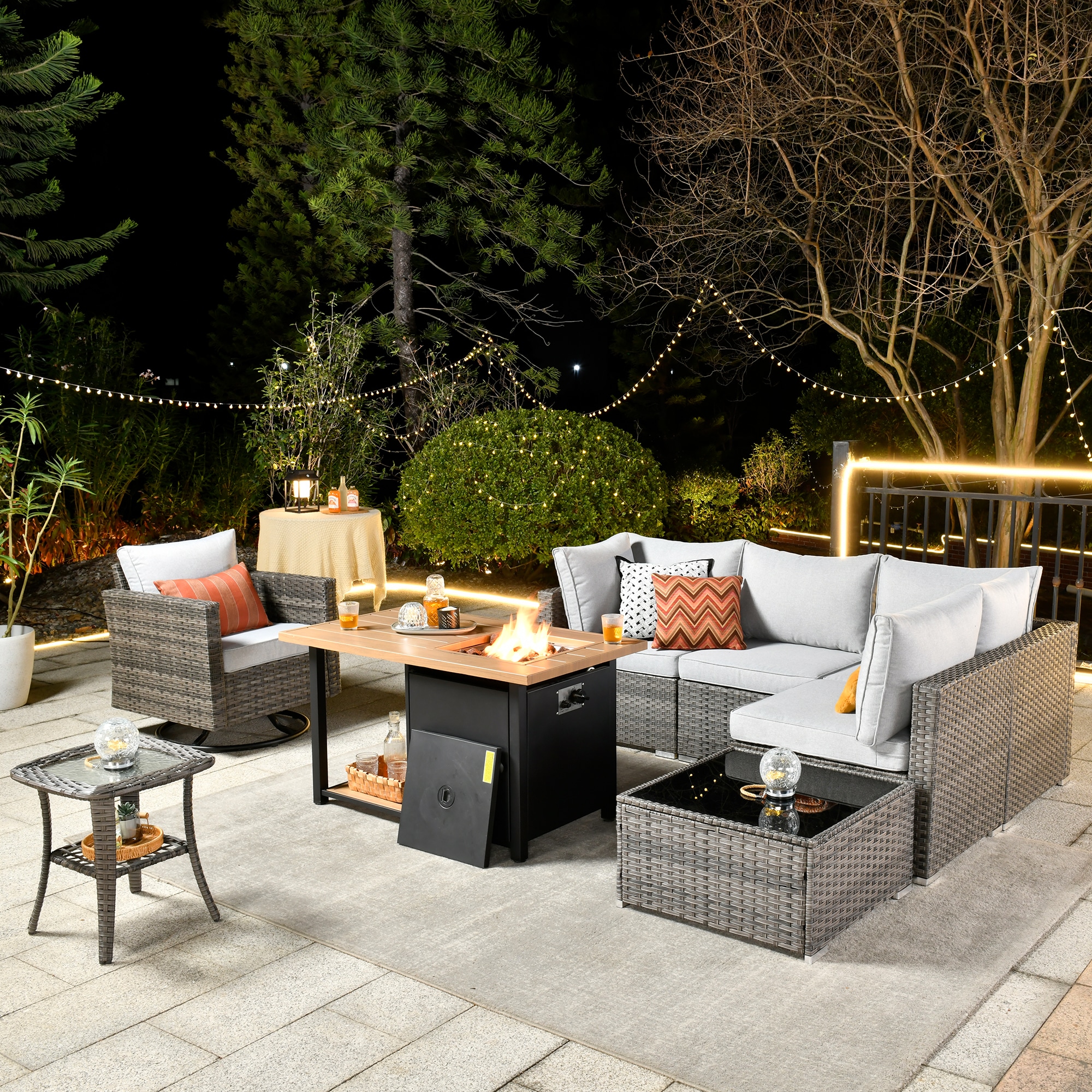 XIZZI XIHOPS4054-RC1DFP Patio-Sofas-Daybeds - View #2