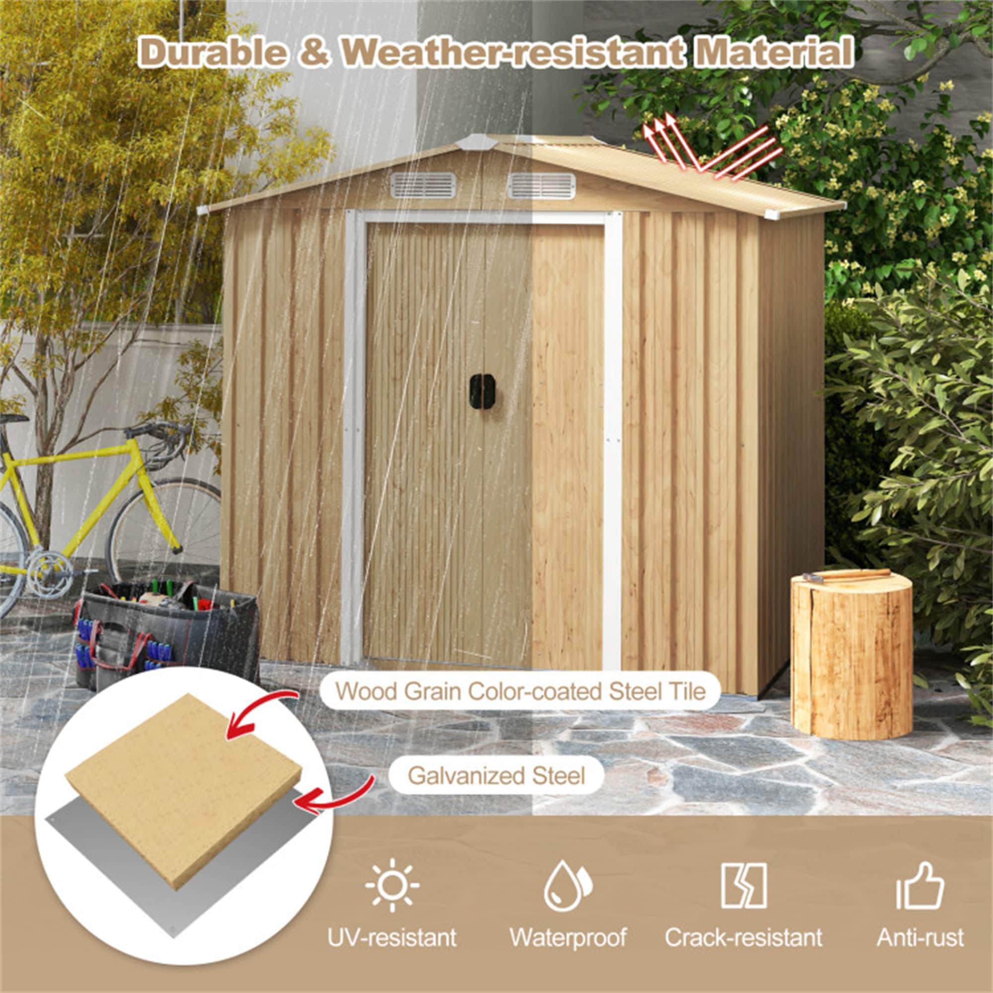 BABOOM BOM-4106NA+-CO Metal-Storage-Buildings-Sheds - View #4