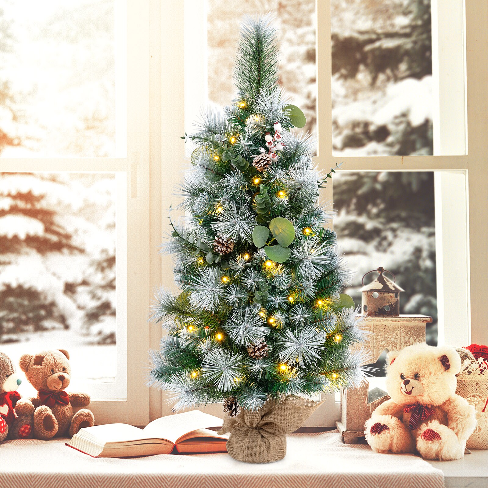 WELLFOR CM-HGY-23541US Artificial-Christmas-Trees - View #10